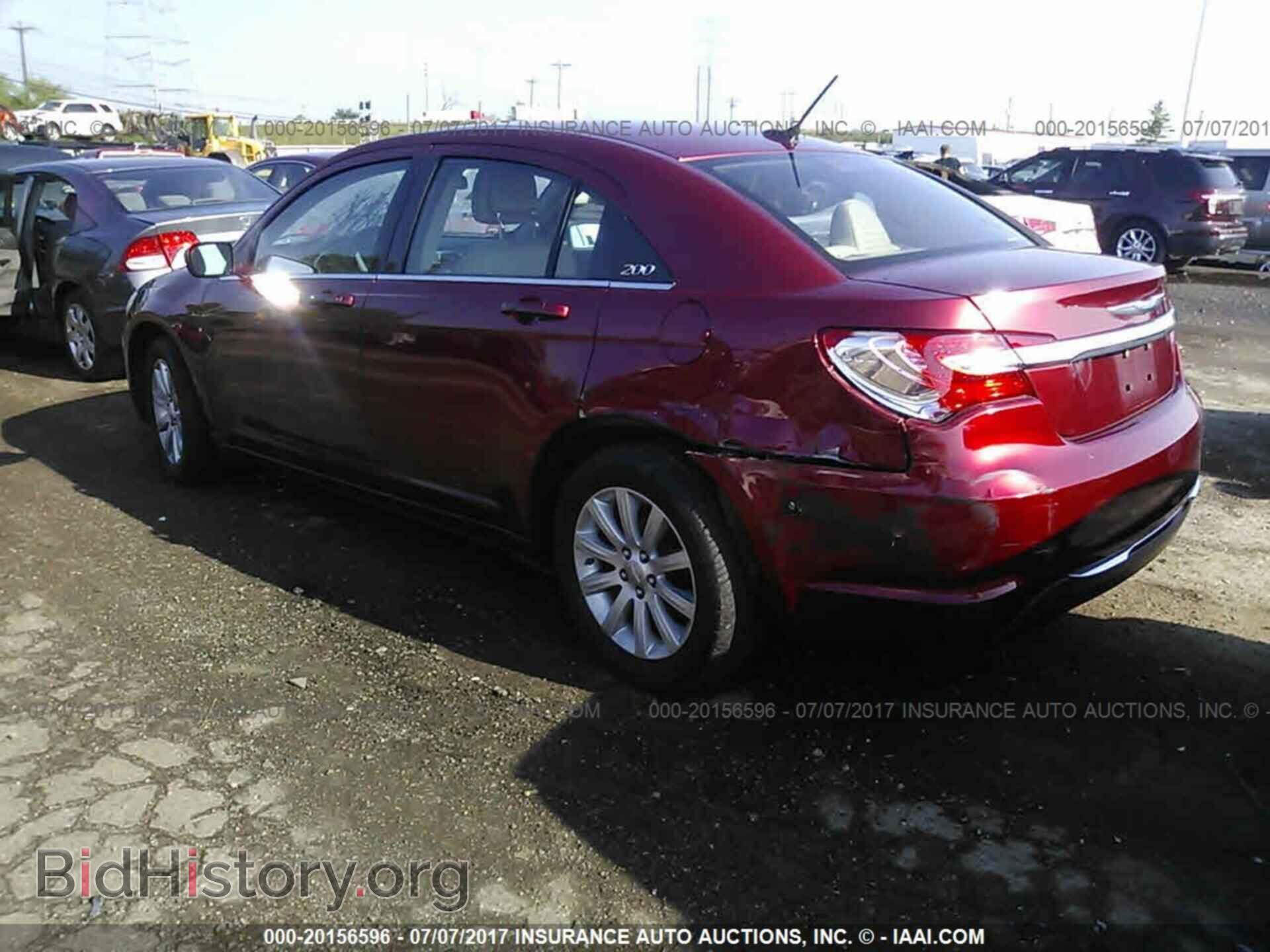 2012 Chrysler 200 - VIN: 1C3CCBBB6CN301396 - Фото 3