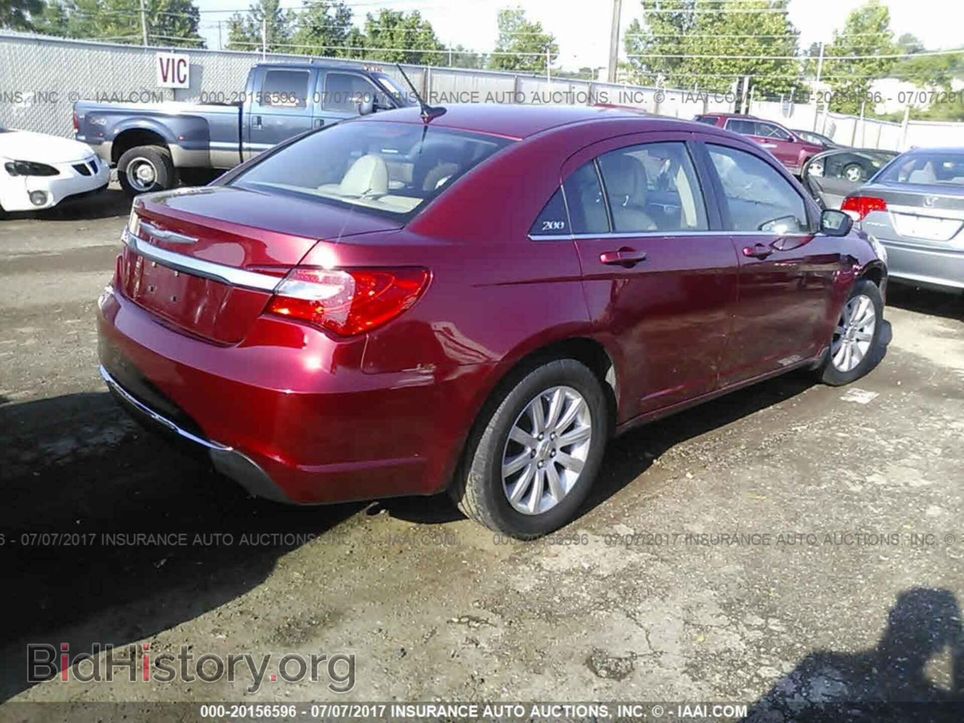 2012 Chrysler 200 - VIN: 1C3CCBBB6CN301396 - Фото 4