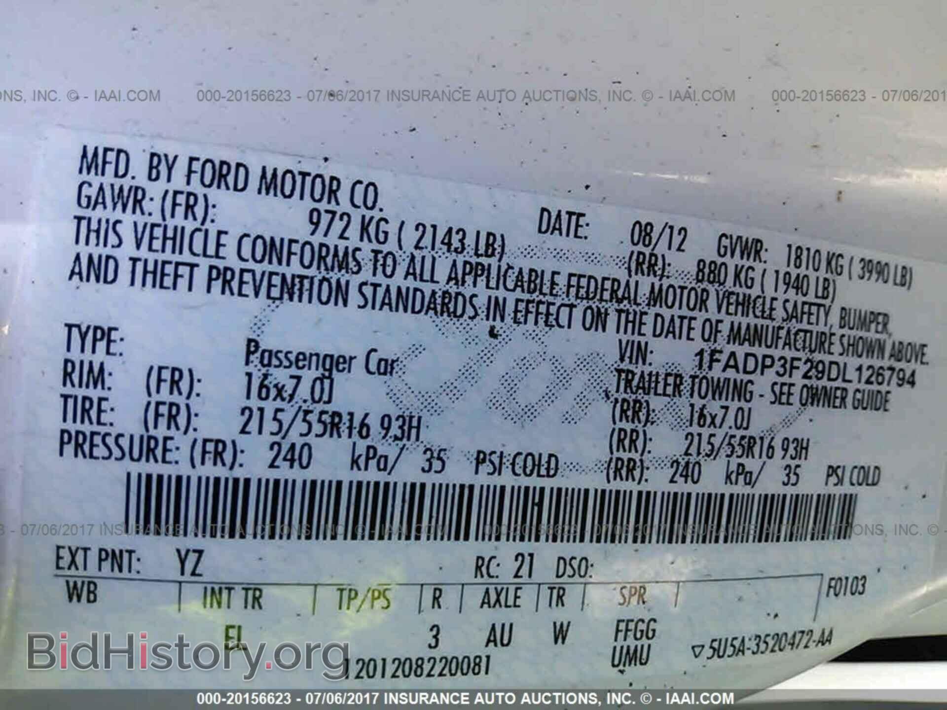 2013 Ford Focus - VIN: 1FADP3F29DL126794 - Фото 9