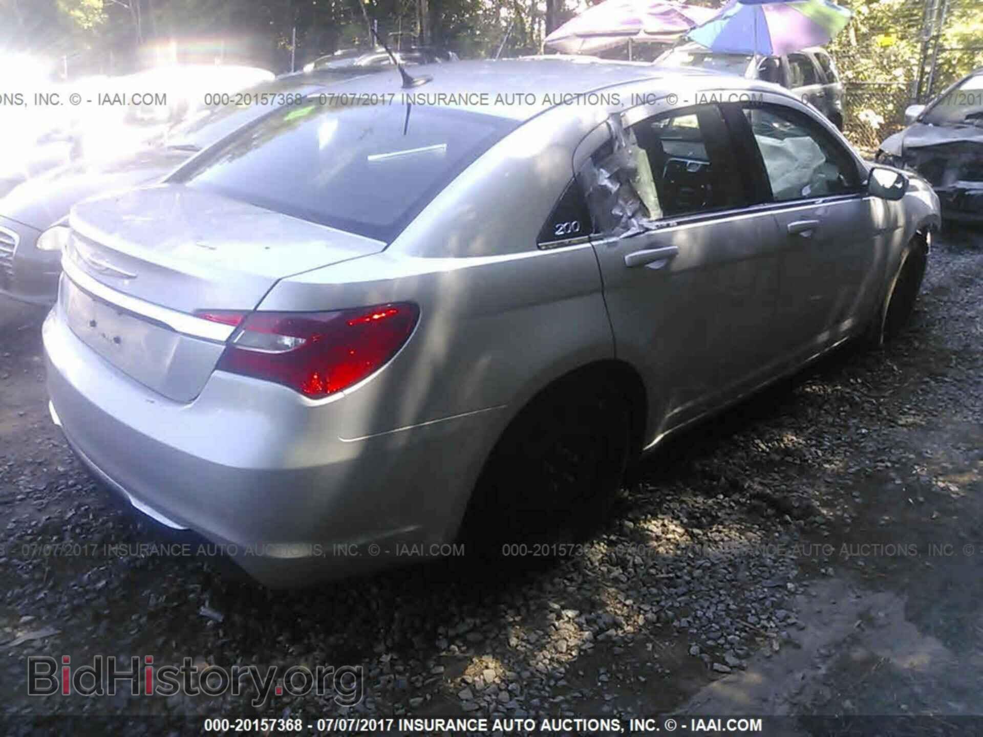 2012 Chrysler 200 - VIN: 1C3CCBAB4CN130147 - Фото 4