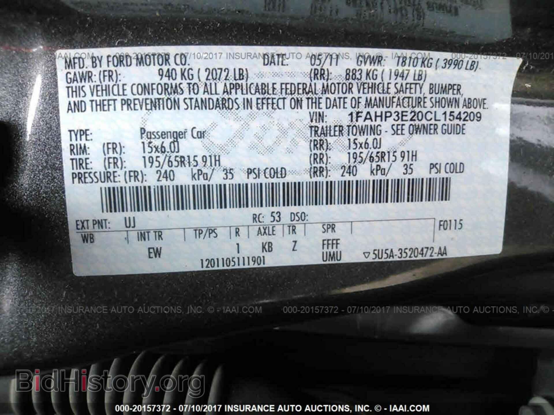 2012 Ford Focus - VIN: 1FAHP3E20CL154209 - Photo 9