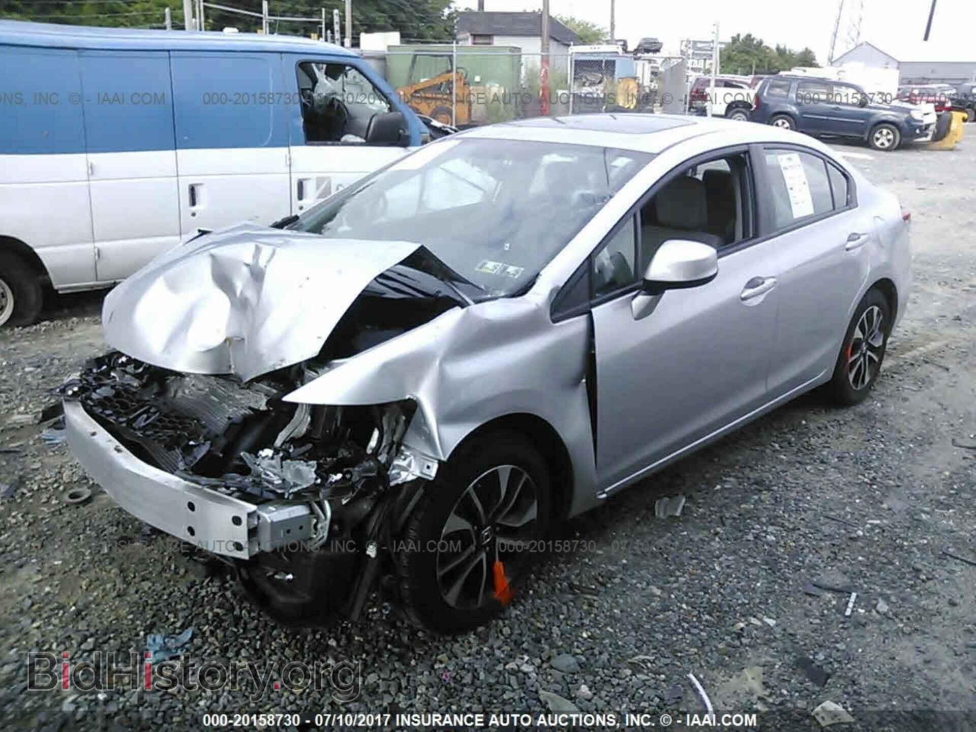 2013 Honda Civic - VIN: 19XFB2F8XDE227738 - Фото 2