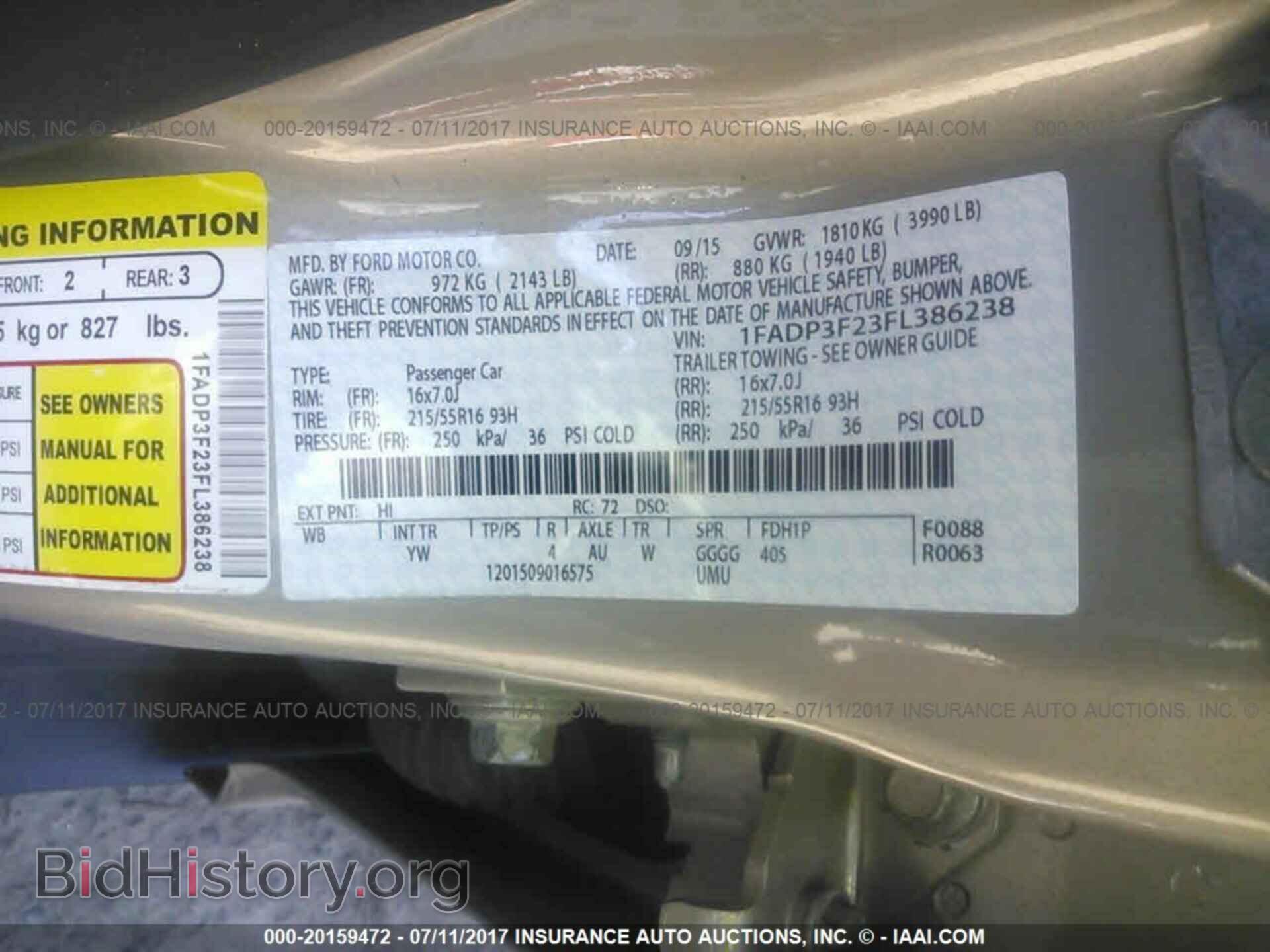 2015 Ford Focus - VIN: 1FADP3F23FL386238 - Photo 9