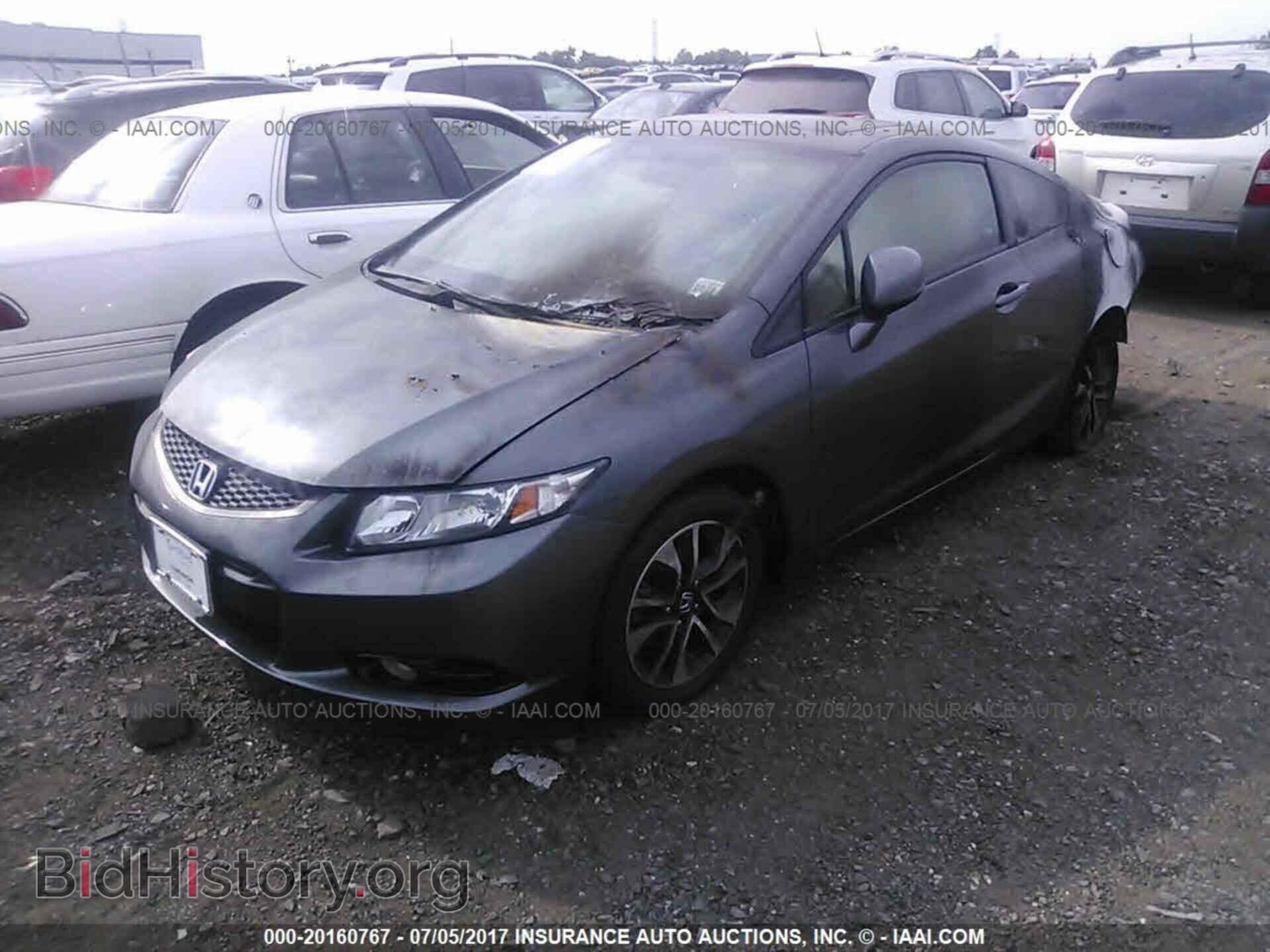 2013 Honda Civic - VIN: 2HGFG3B09DH527137 - Фото 2