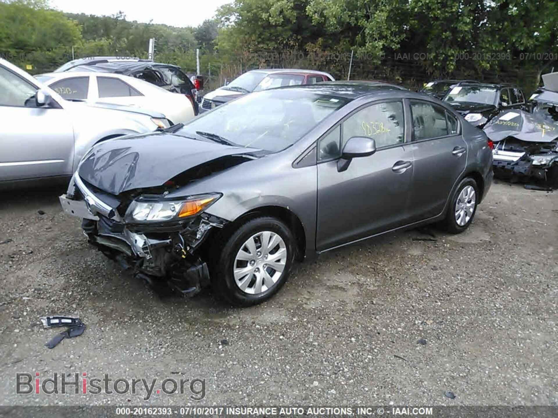 2012 Honda Civic - VIN: 19XFB2E57CE056503 - Фото 2