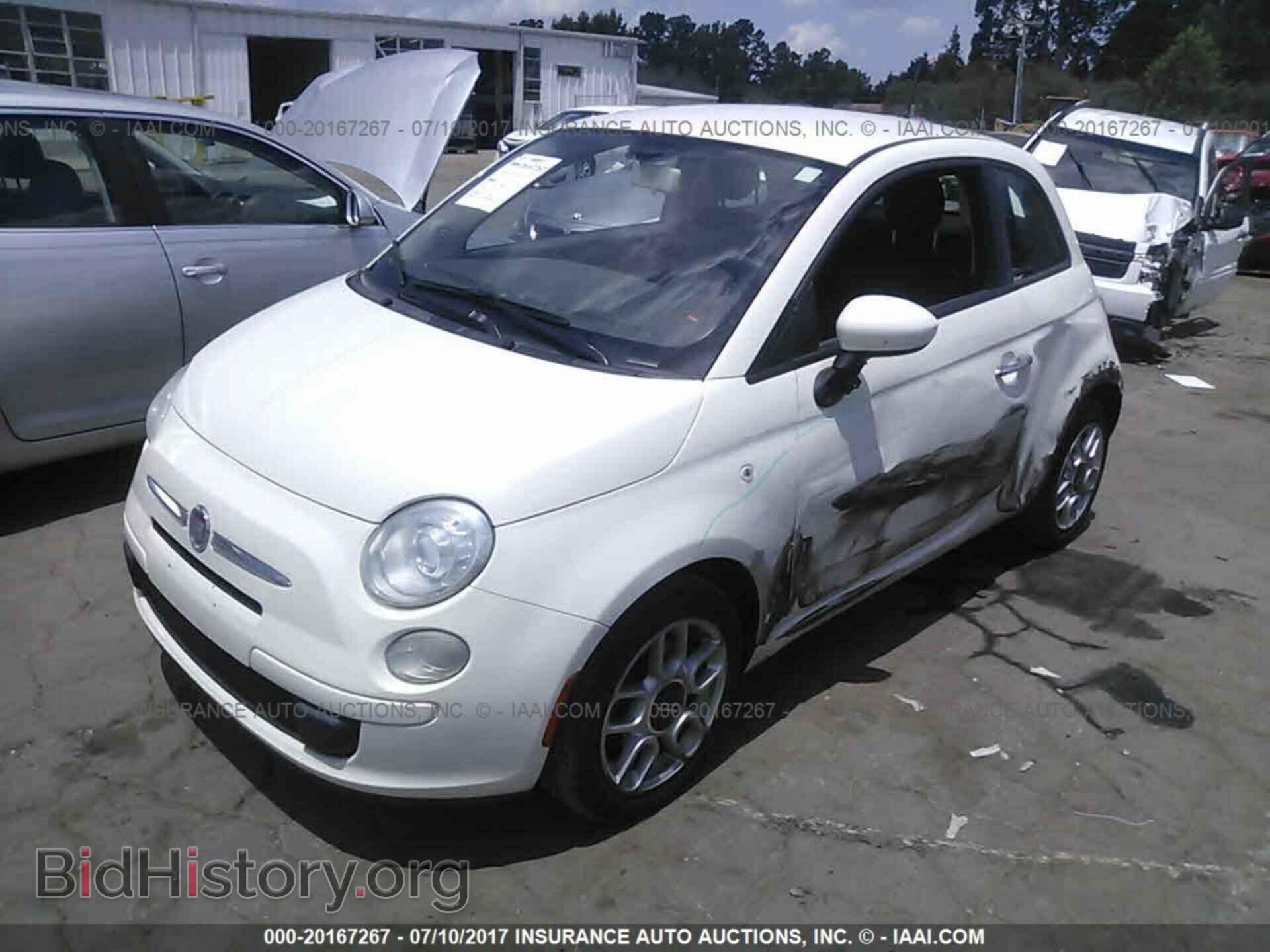 2012 Fiat 500 - VIN: 3C3CFFAR5CT125079 - Фото 2