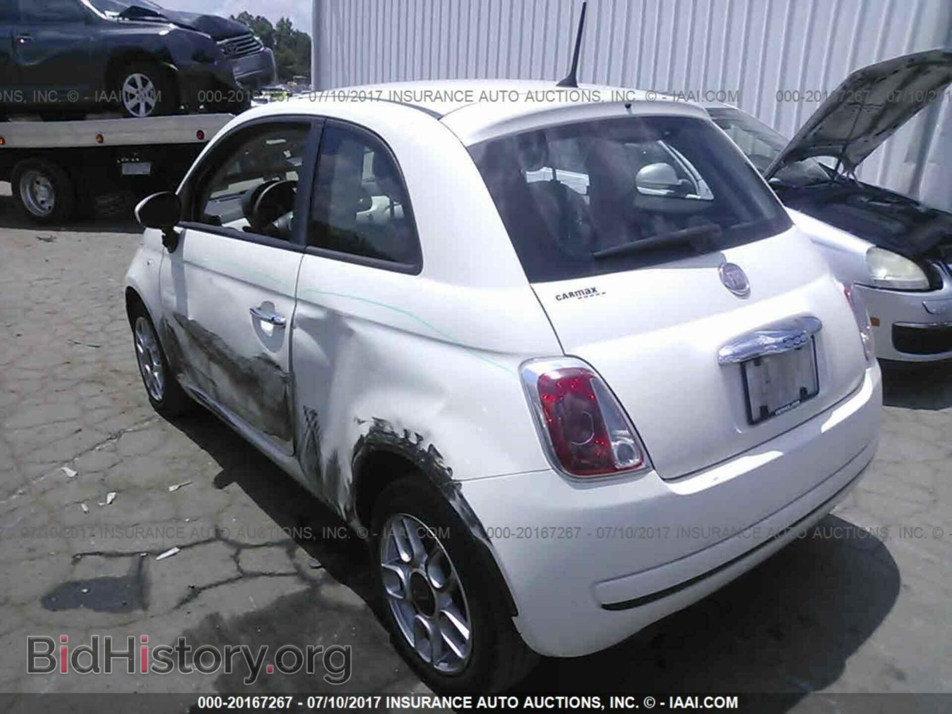 2012 Fiat 500 - VIN: 3C3CFFAR5CT125079 - Фото 3
