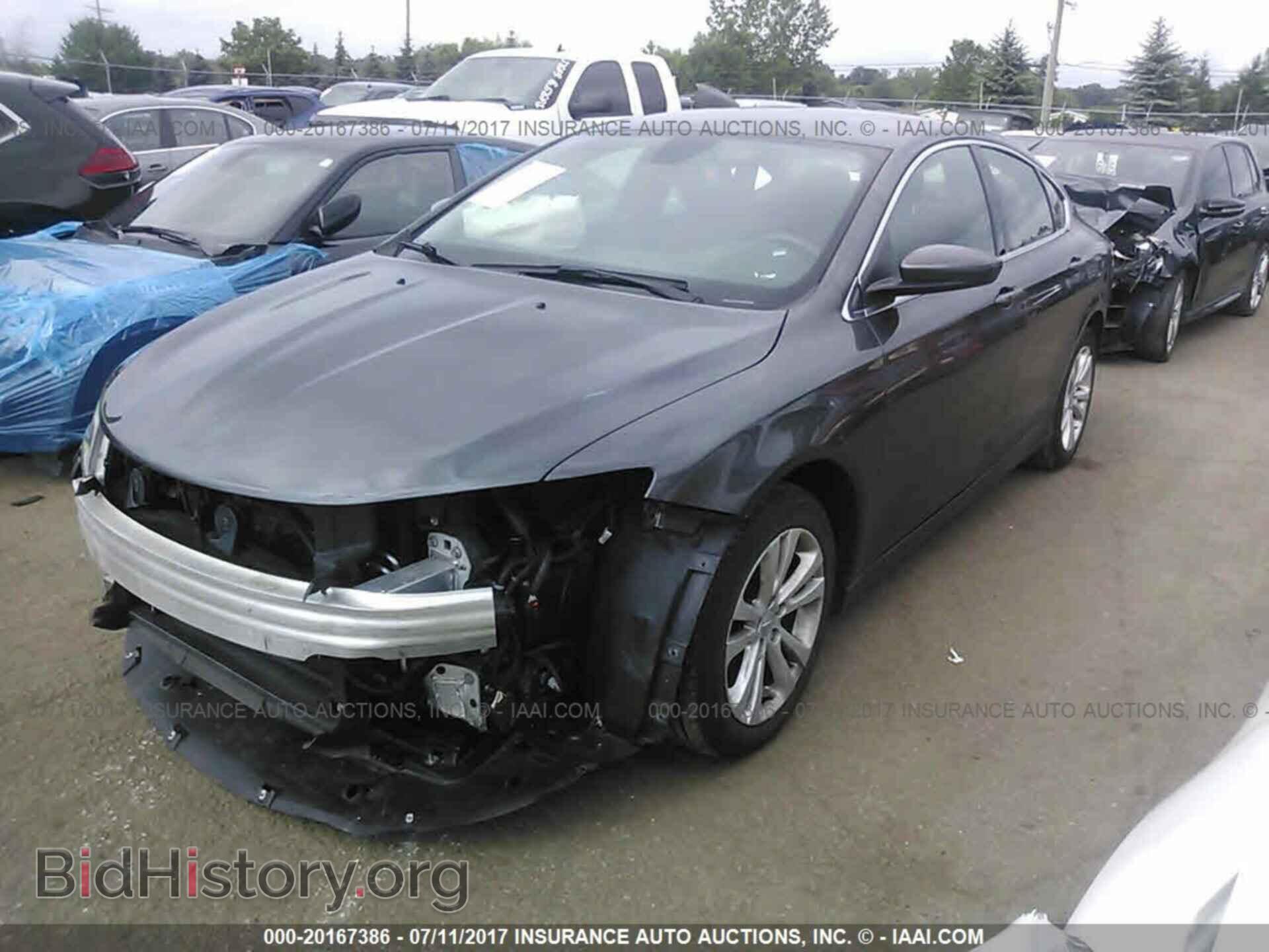 2015 Chrysler 200 - VIN: 1C3CCCAB0FN616383 - Фото 2