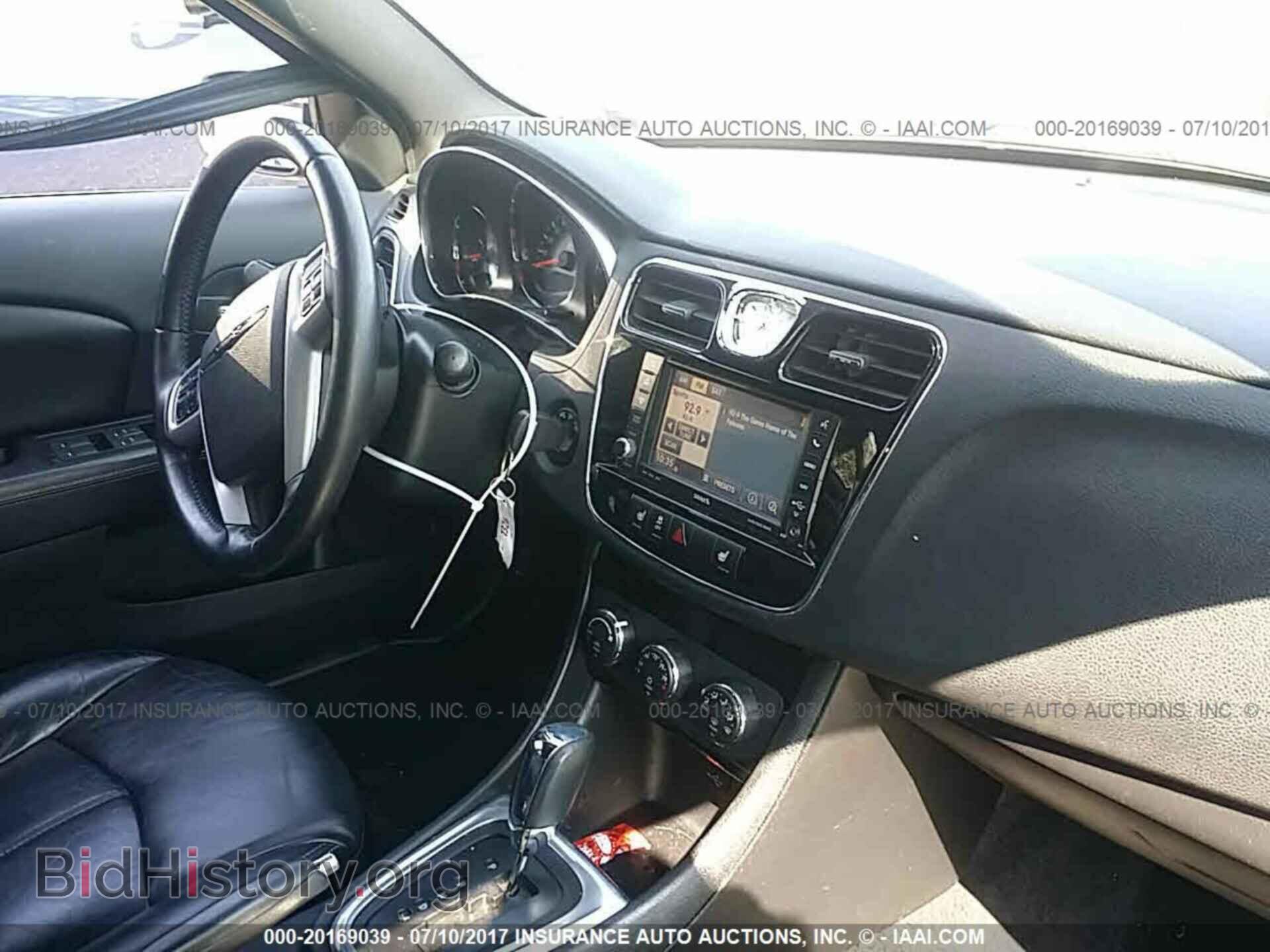 2012 Chrysler 200 - VIN: 1C3CCBCG7CN321988 - Фото 5