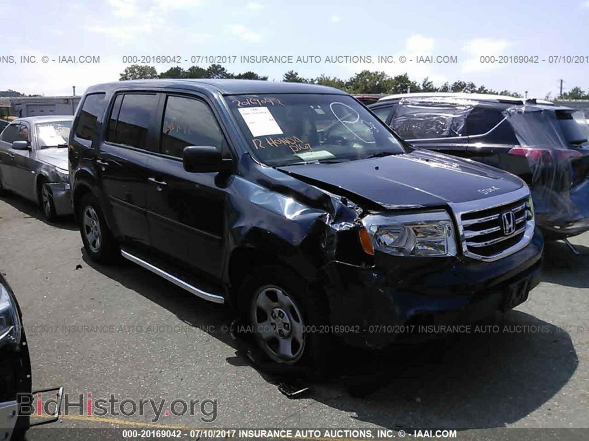 Photo 5FNYF4H24CB014102 - Honda Pilot 2012