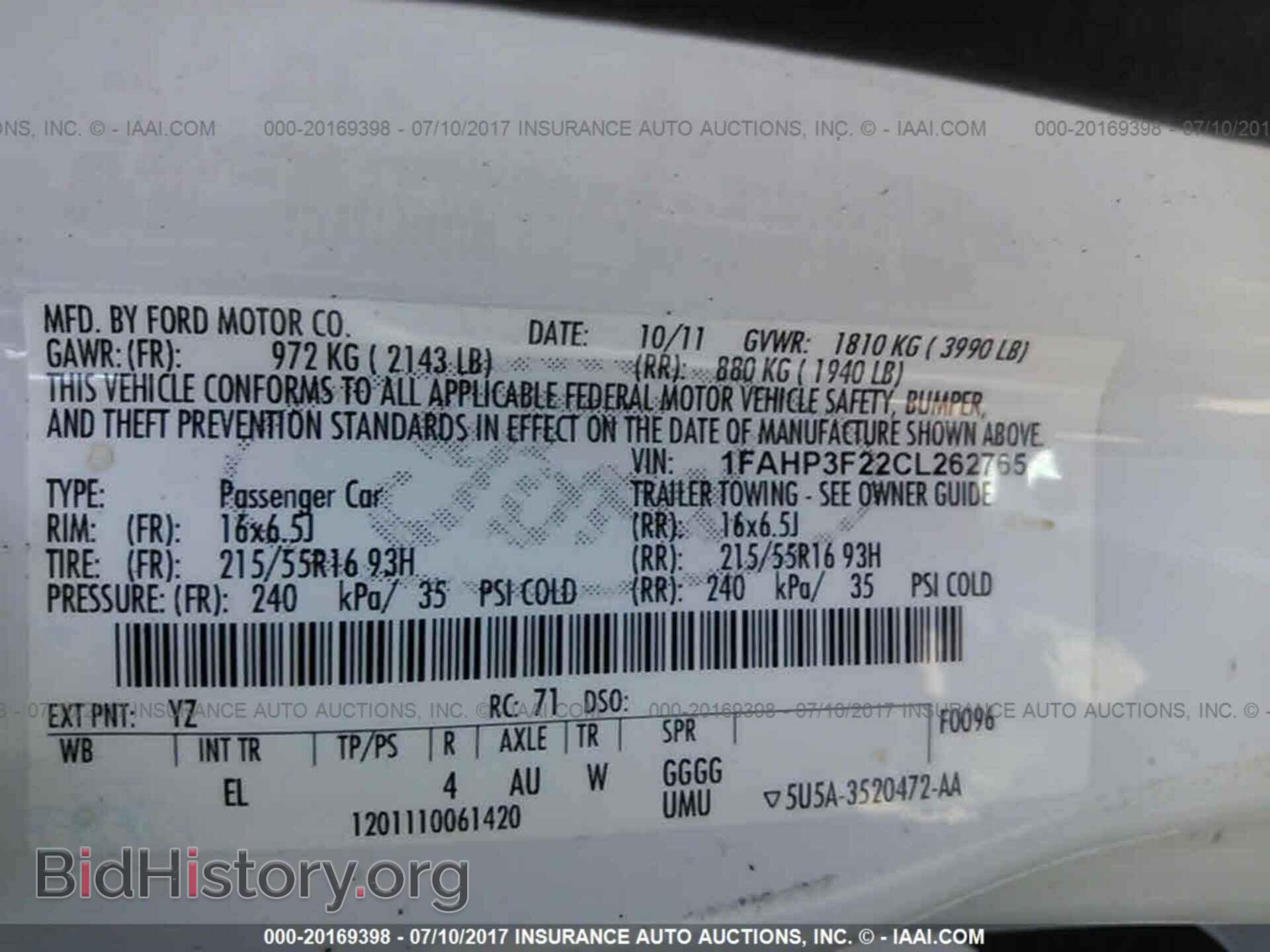 2012 Ford Focus - VIN: 1FAHP3F22CL262765 - Photo 9