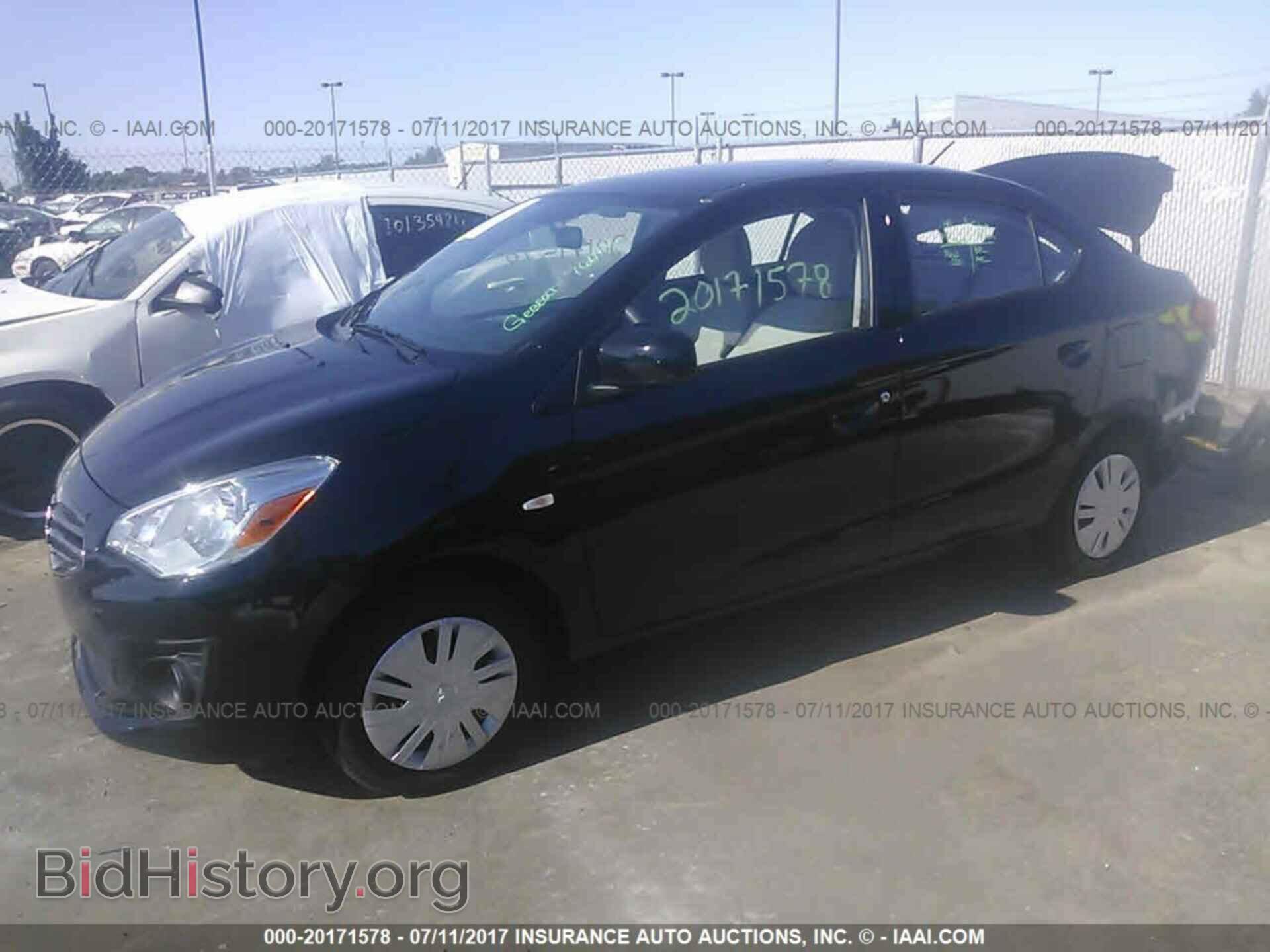 2017 Mitsubishi Mirage - VIN: ML32F3FJ8HHF06221 - Фото 2