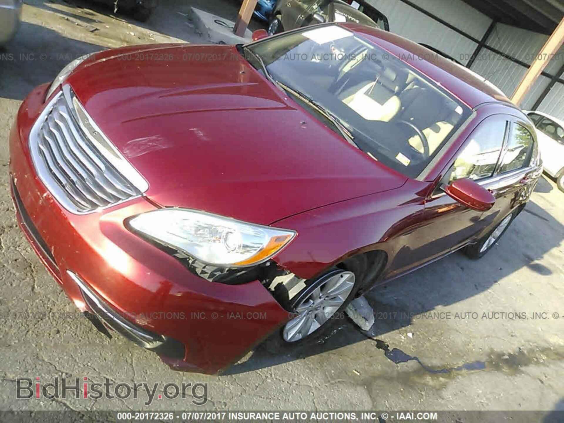 2012 Chrysler 200 - VIN: 1C3CCBBB5CN236458 - Фото 2