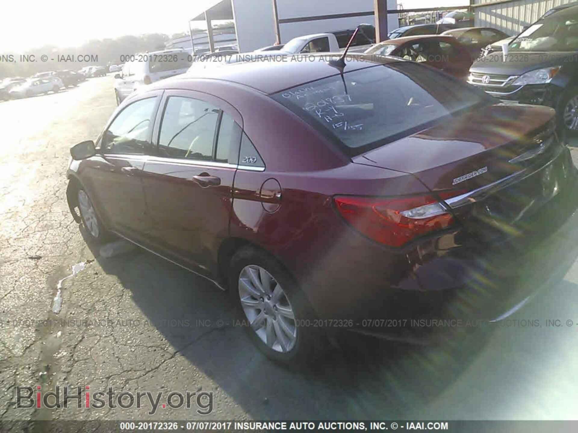 2012 Chrysler 200 - VIN: 1C3CCBBB5CN236458 - Фото 3