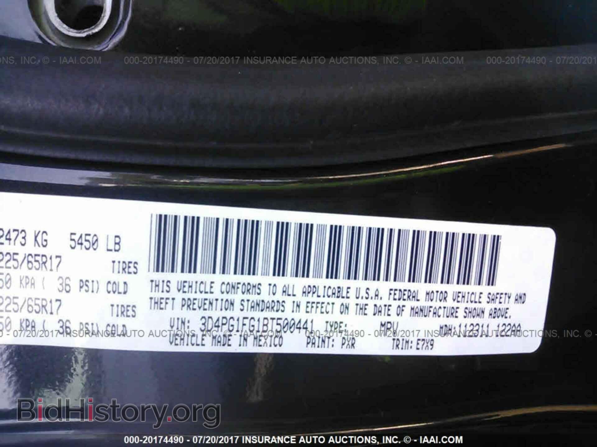 2011 Dodge Journey - VIN: 3D4PG1FG1BT500441 - Фото 9