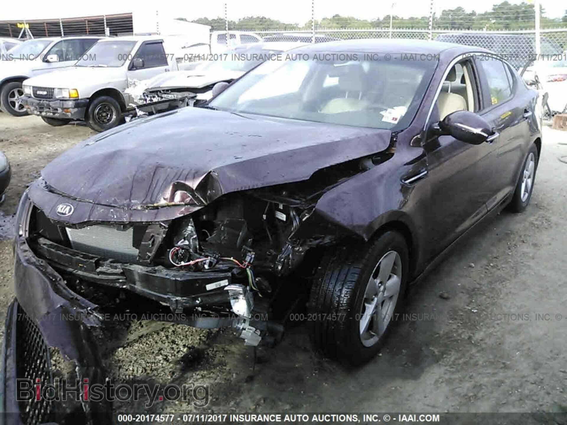 2014 Kia Optima - VIN: 5XXGM4A77EG304535 - Photo 2