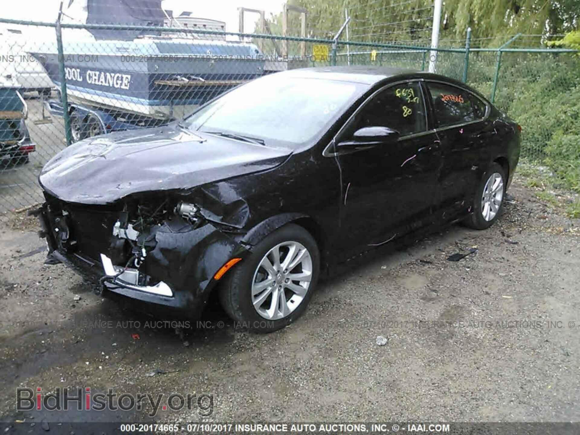 2015 Chrysler 200 - VIN: 1C3CCCAB8FN730860 - Photo 2