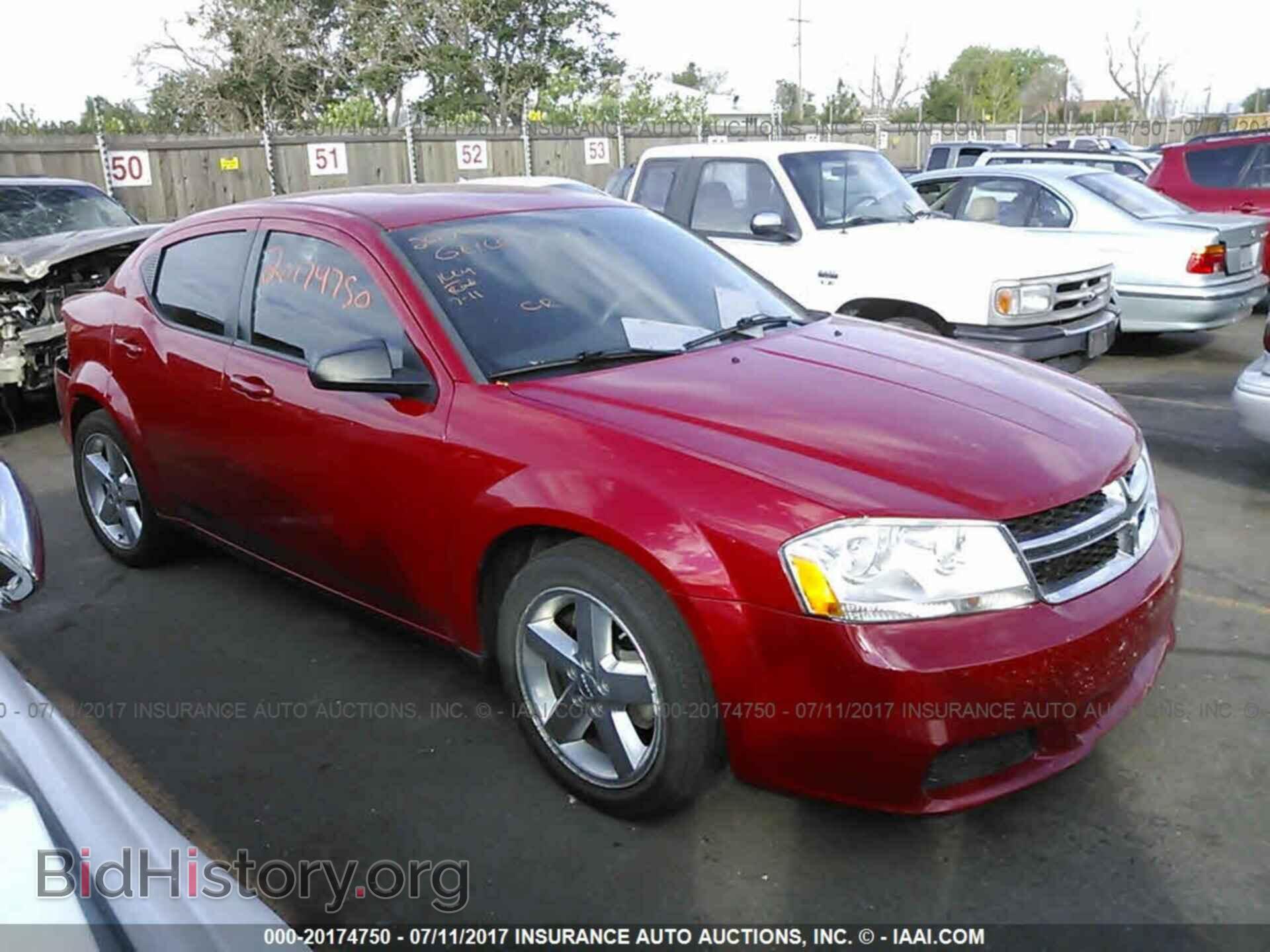 Photo 1C3CDZAB7DN563484 - Dodge Avenger 2013