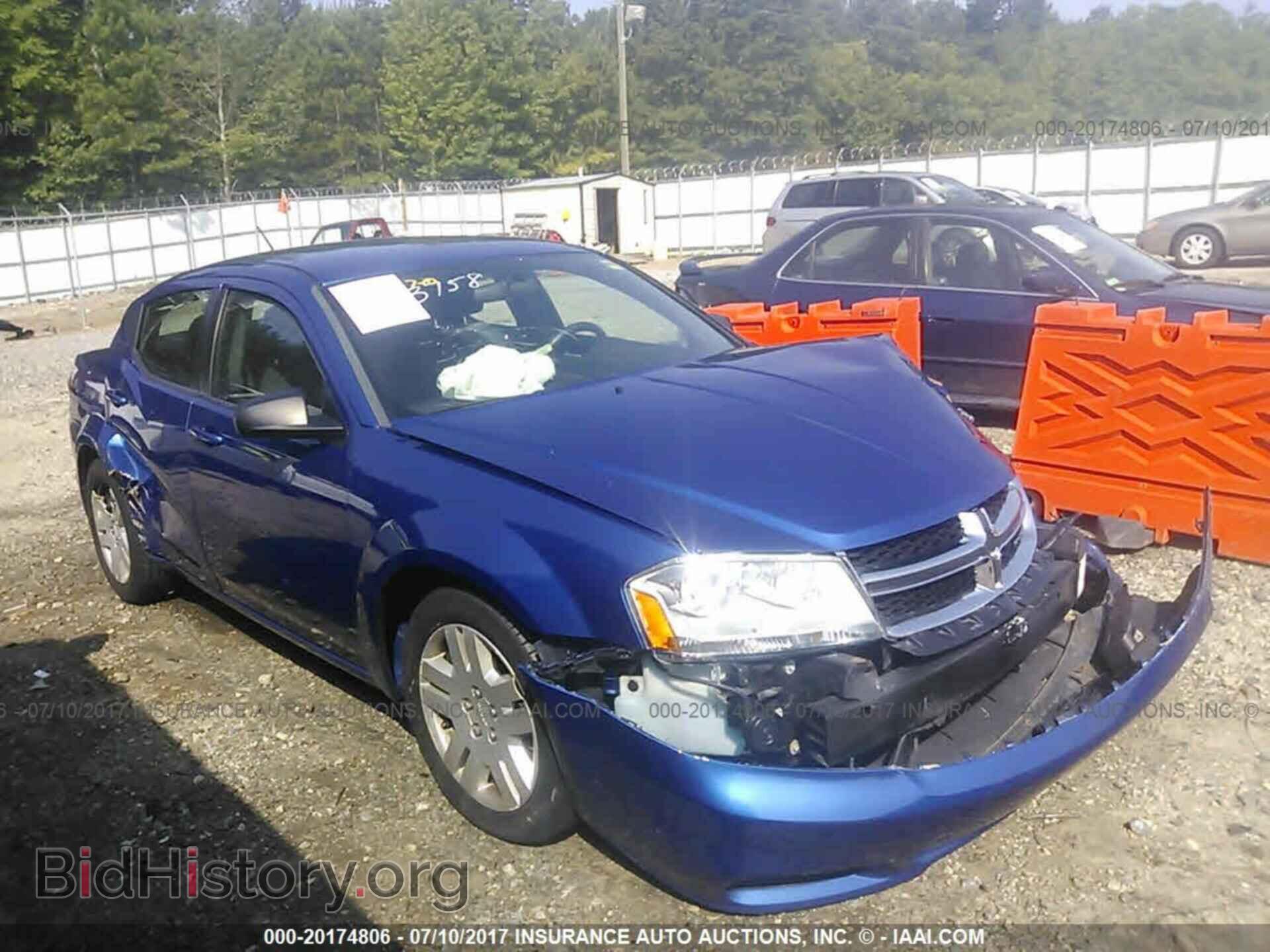 Фотография 1C3CDZAB9EN143758 - Dodge Avenger 2014