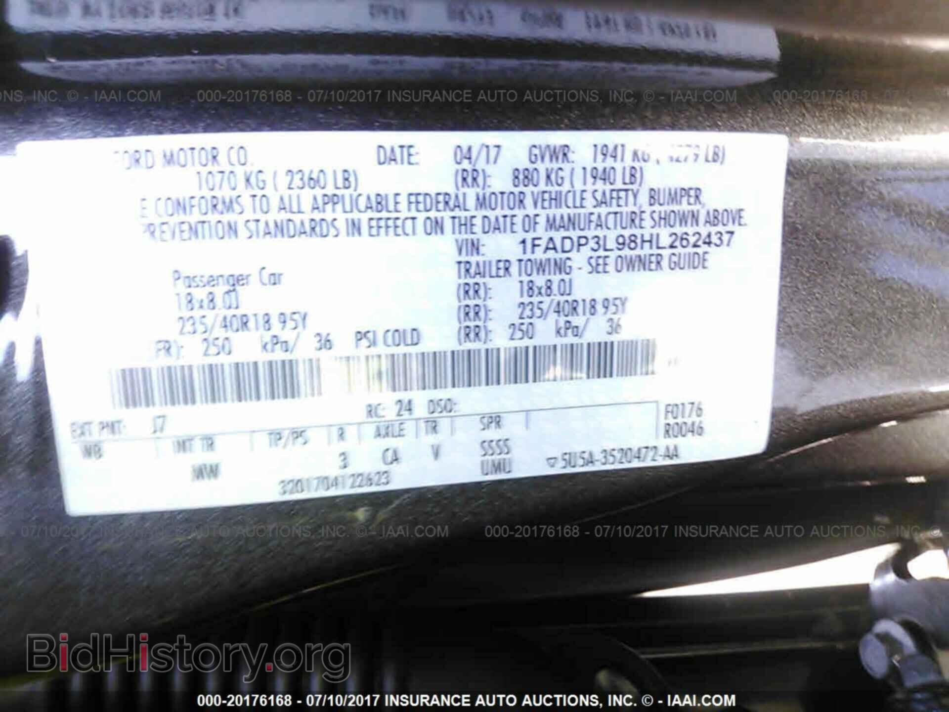 2017 Ford Focus - VIN: 1FADP3L98HL262437 - Photo 9