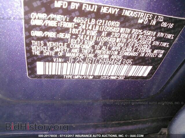 2017 Subaru Forester - VIN: JF2SJGTC6HH464395 - Фото 9