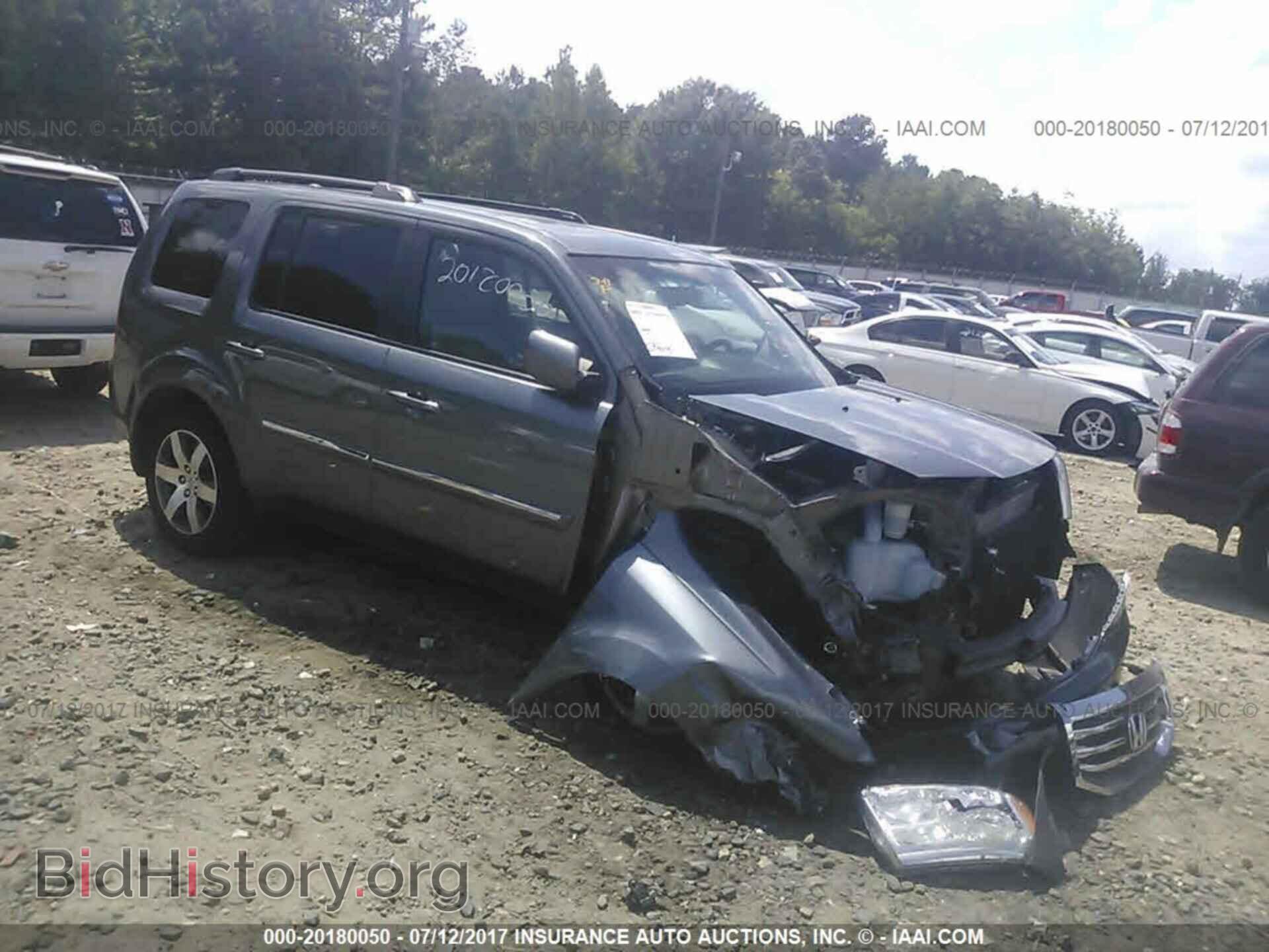 Photo 5FNYF3H92CB027762 - Honda Pilot 2012