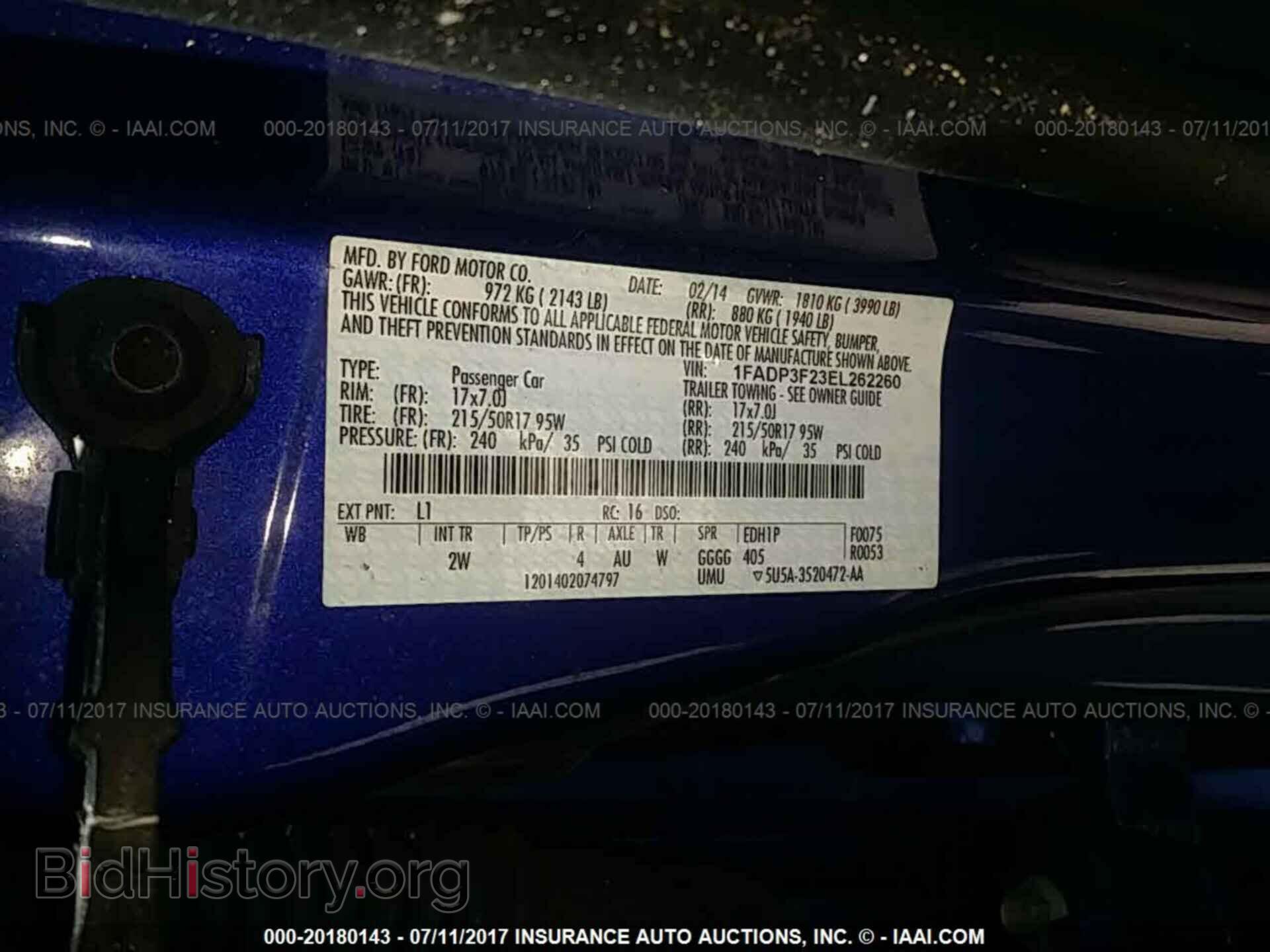 2014 Ford Focus - VIN: 1FADP3F23EL262260 - Photo 9