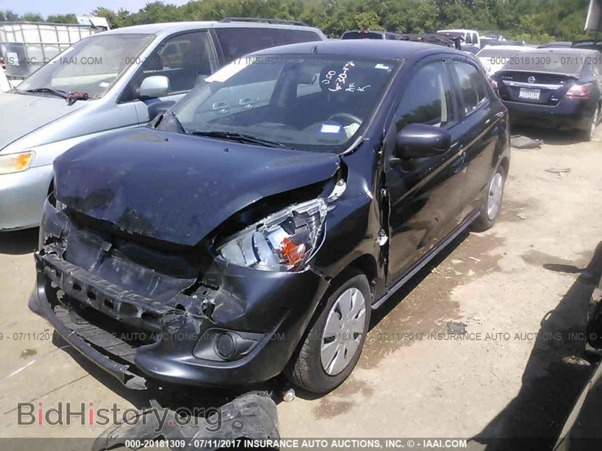 2014 Mitsubishi Mirage - VIN: ML32A3HJ5EH006568 - Фото 2