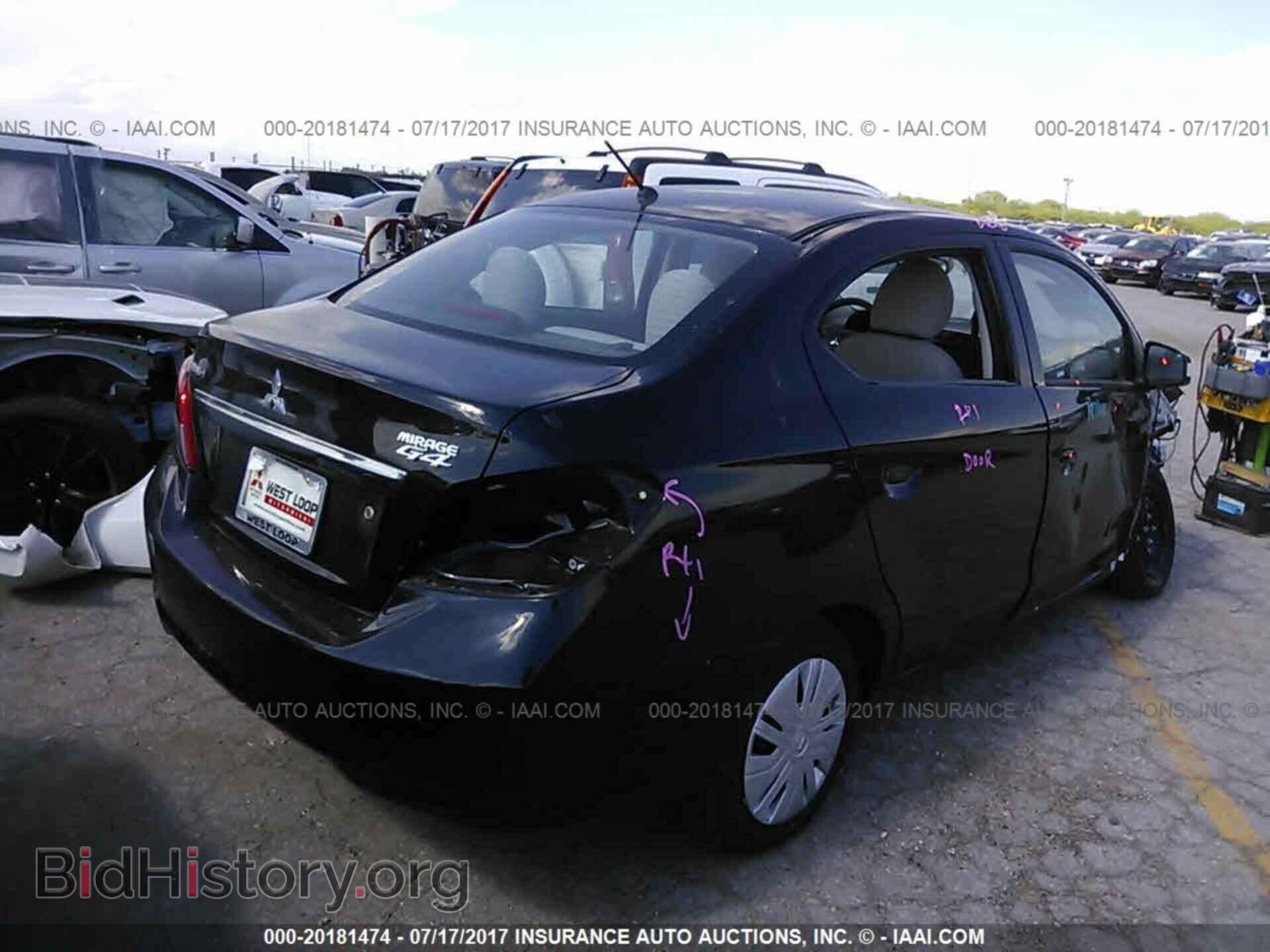 2017 Mitsubishi Mirage - VIN: ML32F3FJ3HH003449 - Фото 4