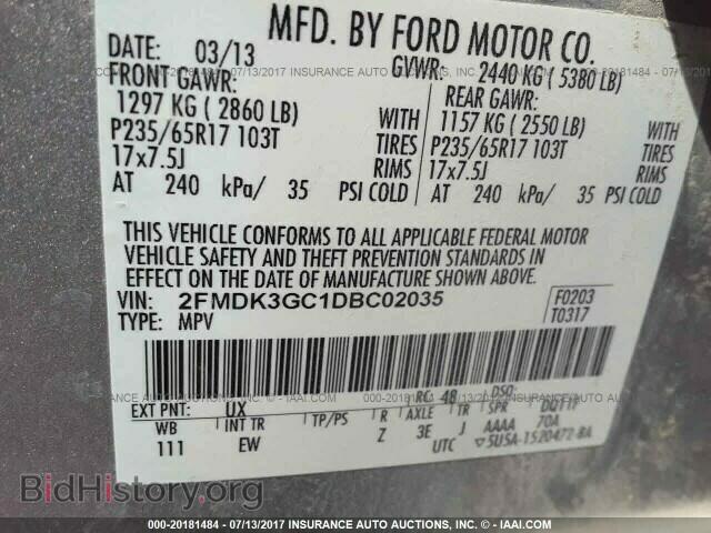 2013 Ford Edge - VIN: 2FMDK3GC1DBC02035 - Photo 9