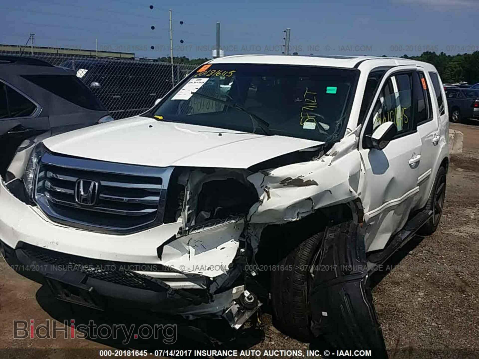2012 Honda Pilot - VIN: 5FNYF4H58CB049347 - Фото 2