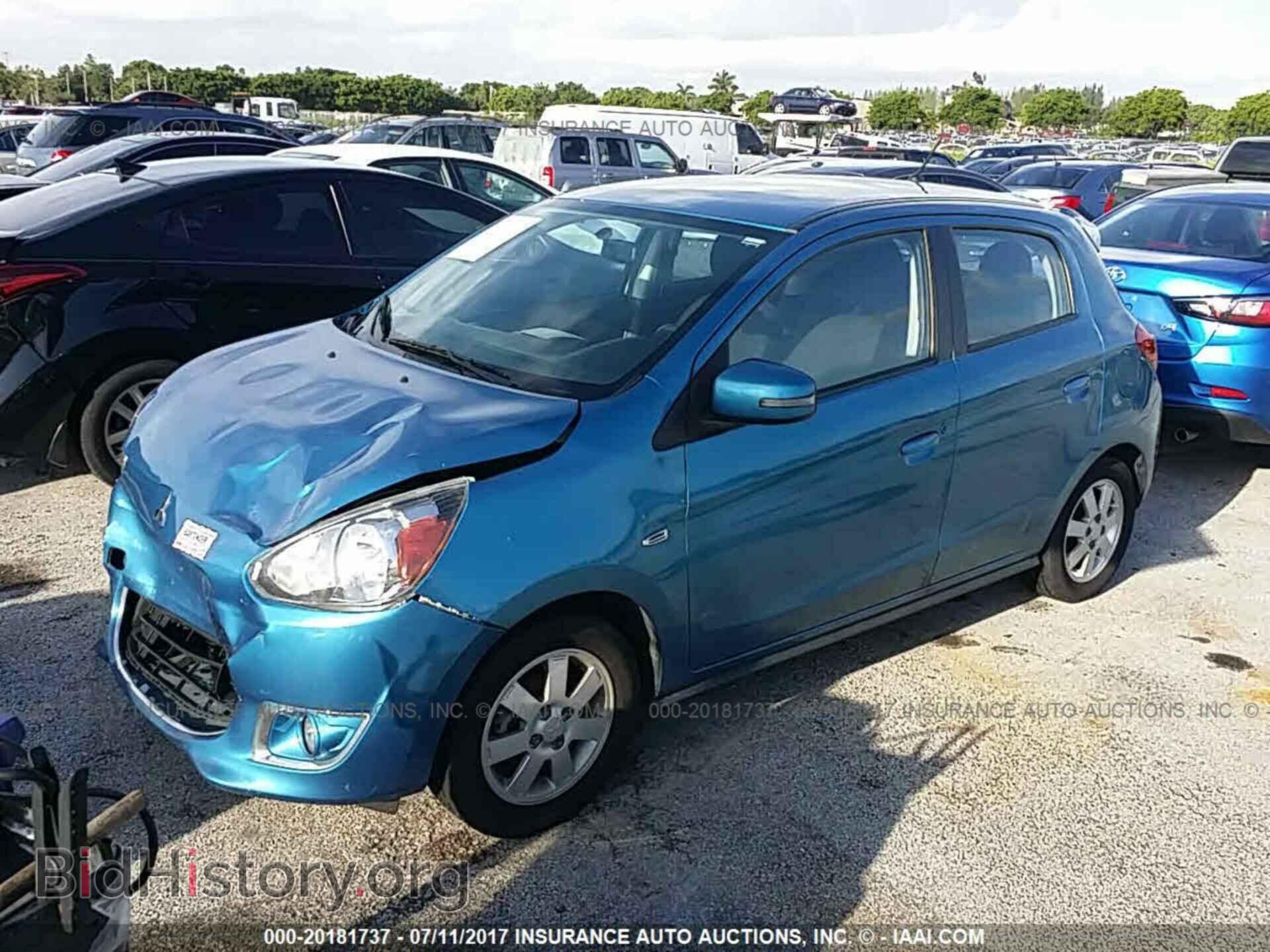 2015 Mitsubishi Mirage - VIN: ML32A4HJ6FH012144 - Фото 2