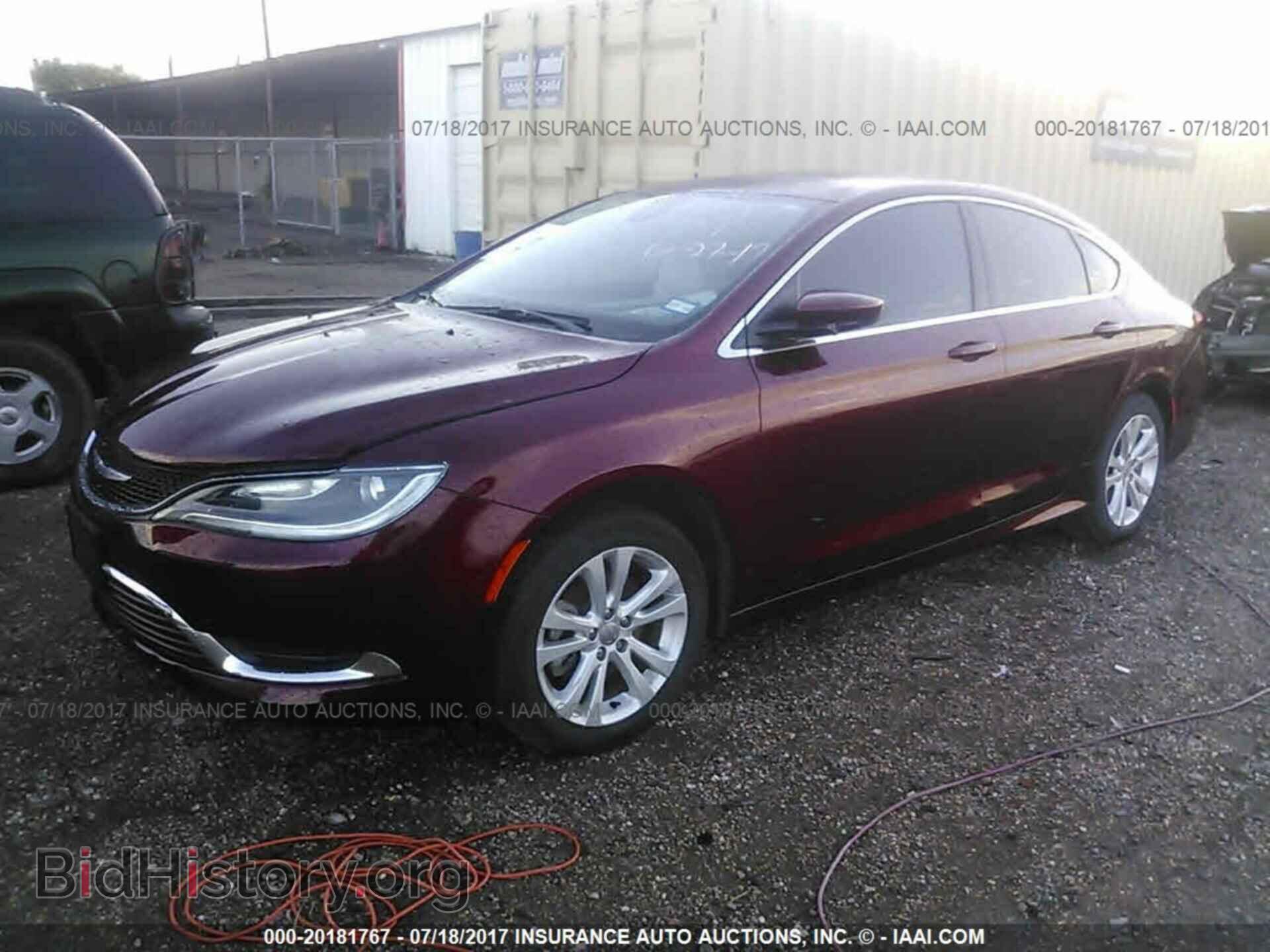 2015 Chrysler 200 - VIN: 1C3CCCAB1FN651773 - Фото 2