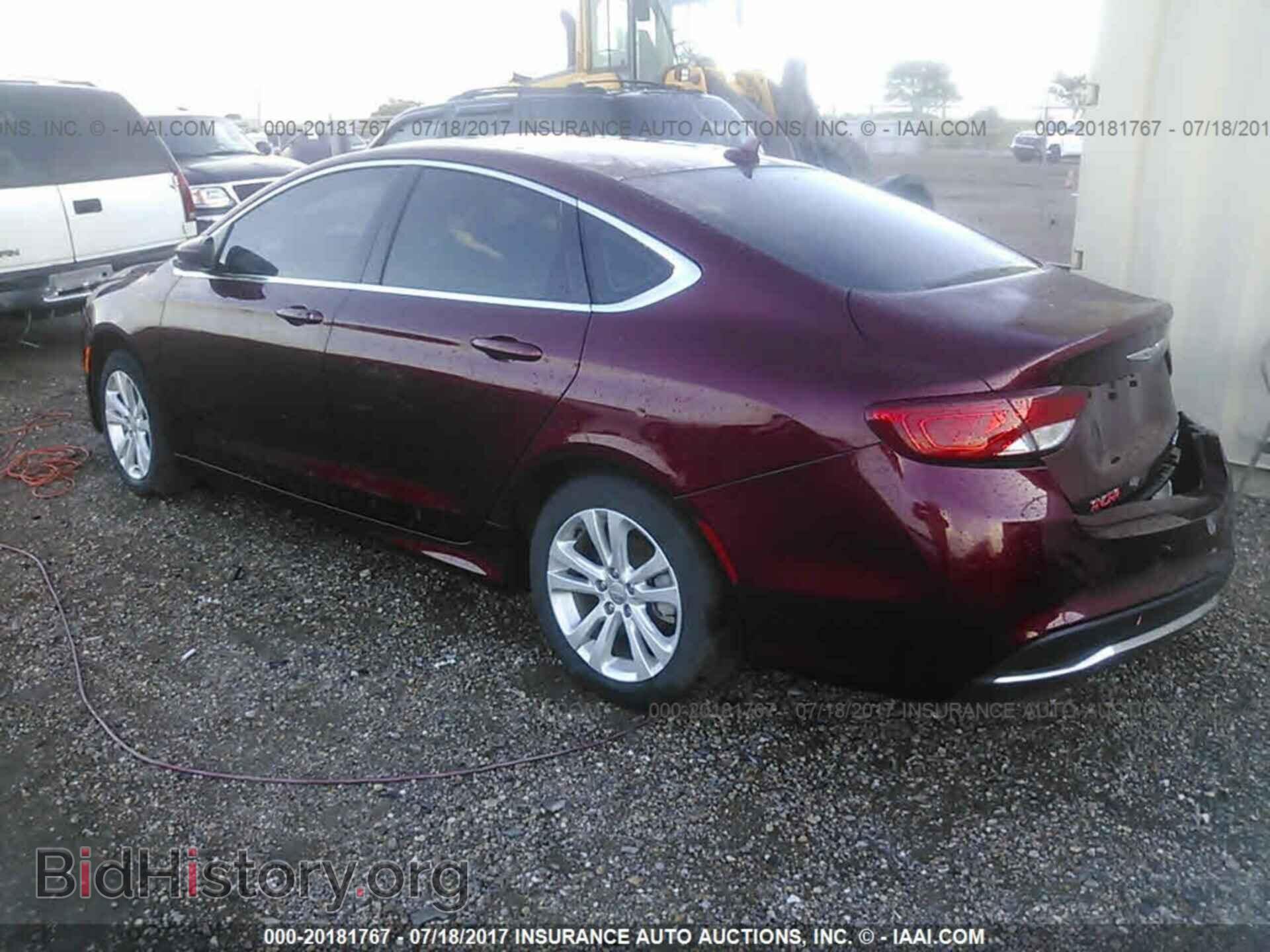 2015 Chrysler 200 - VIN: 1C3CCCAB1FN651773 - Фото 3