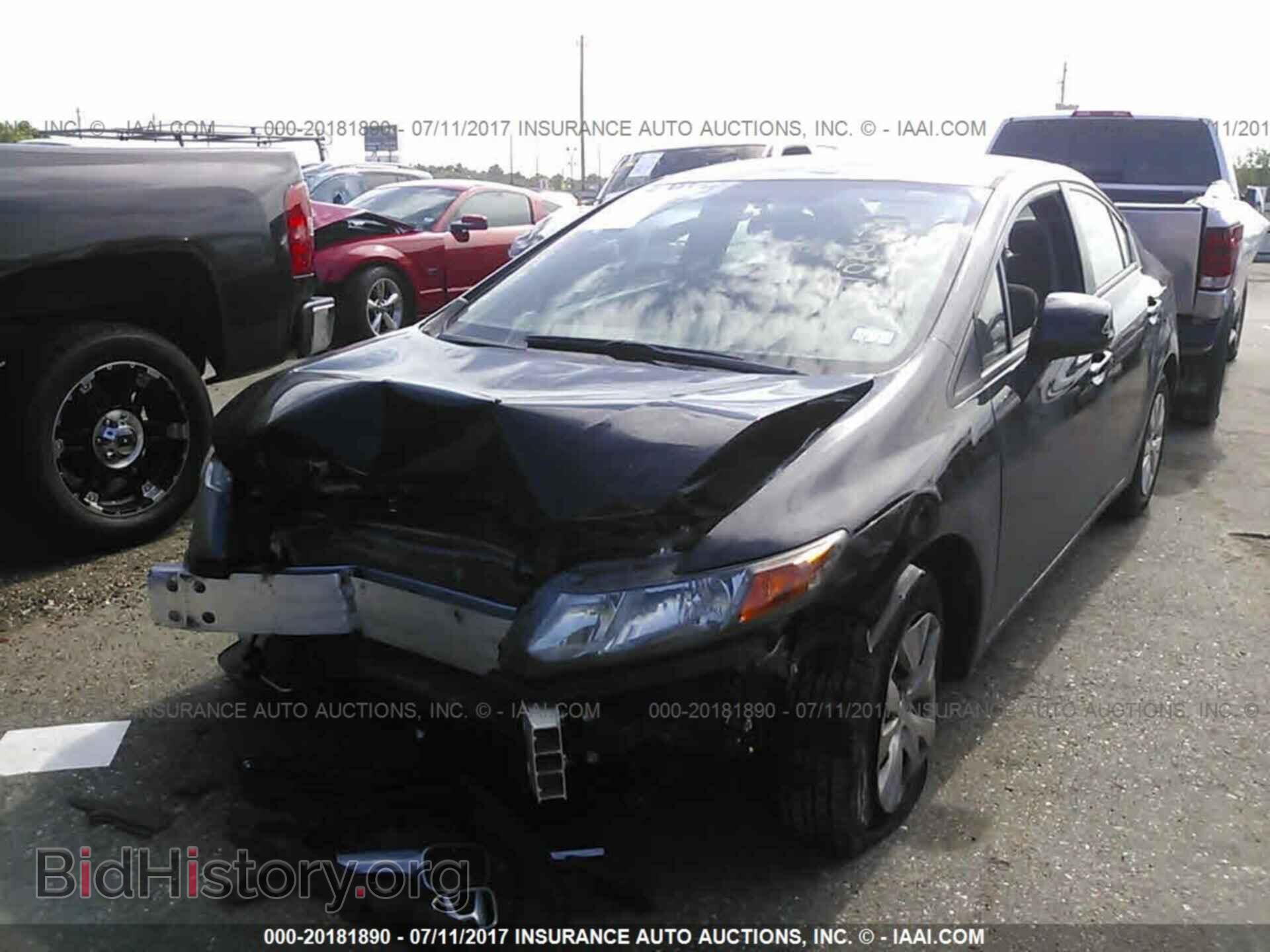 2012 Honda Civic - VIN: 19XFB2F50CE365504 - Фото 2