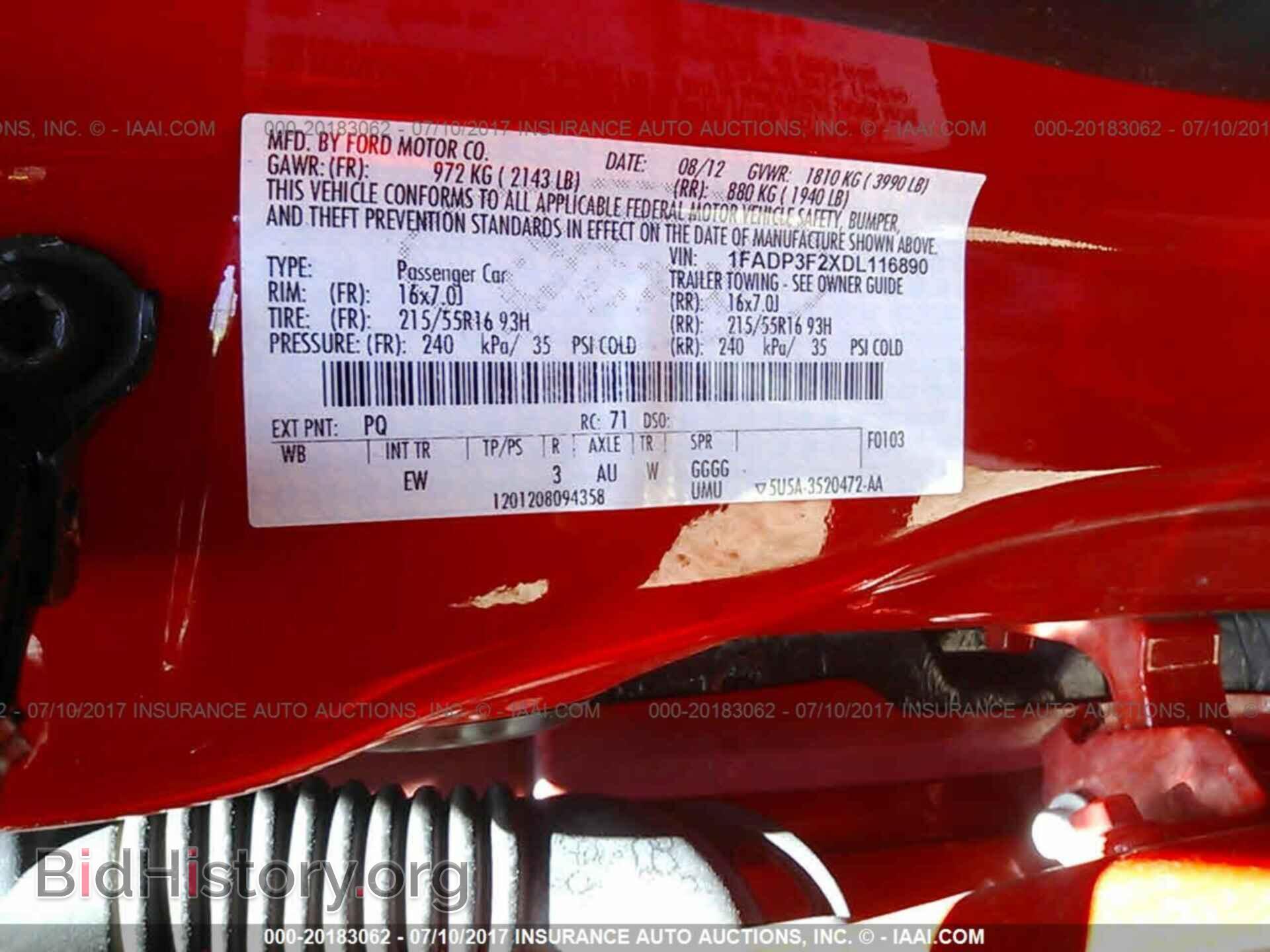 2013 Ford Focus - VIN: 1FADP3F2XDL116890 - Фото 9