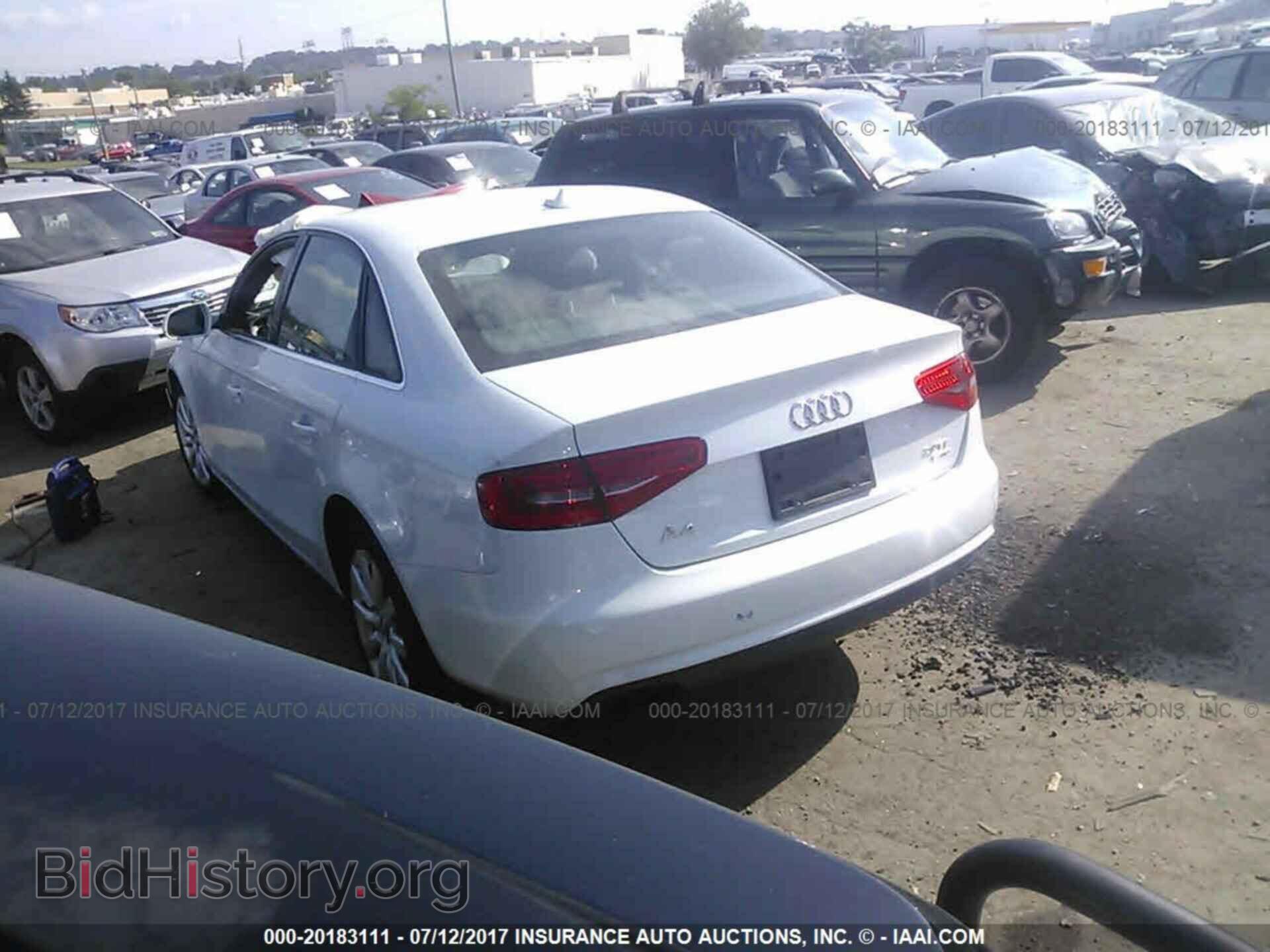 2013 Audi A4 - VIN: WAUBFAFL8DN025166 - Photo 3