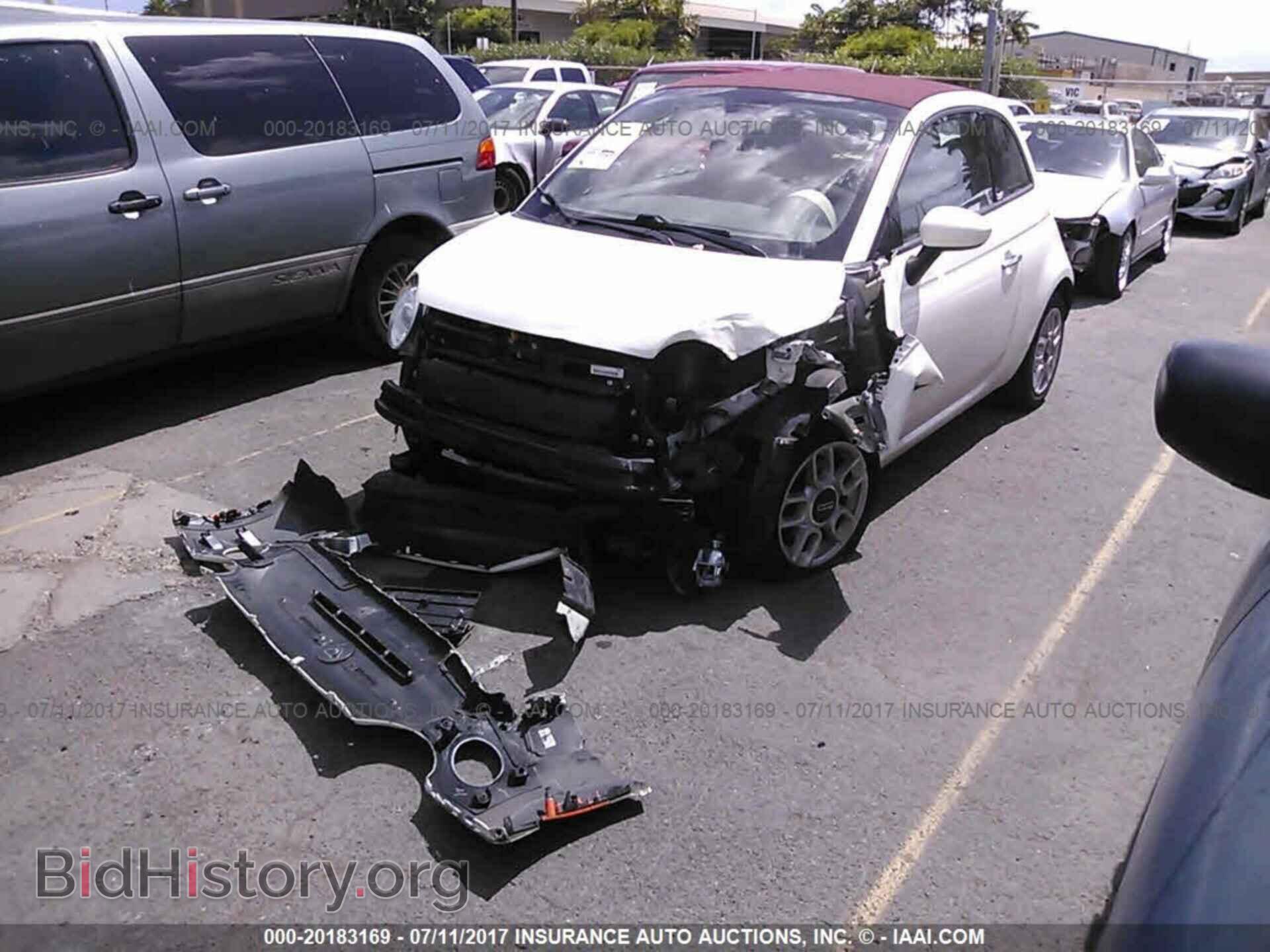 2012 Fiat 500 - VIN: 3C3CFFDR0CT379844 - Фото 2