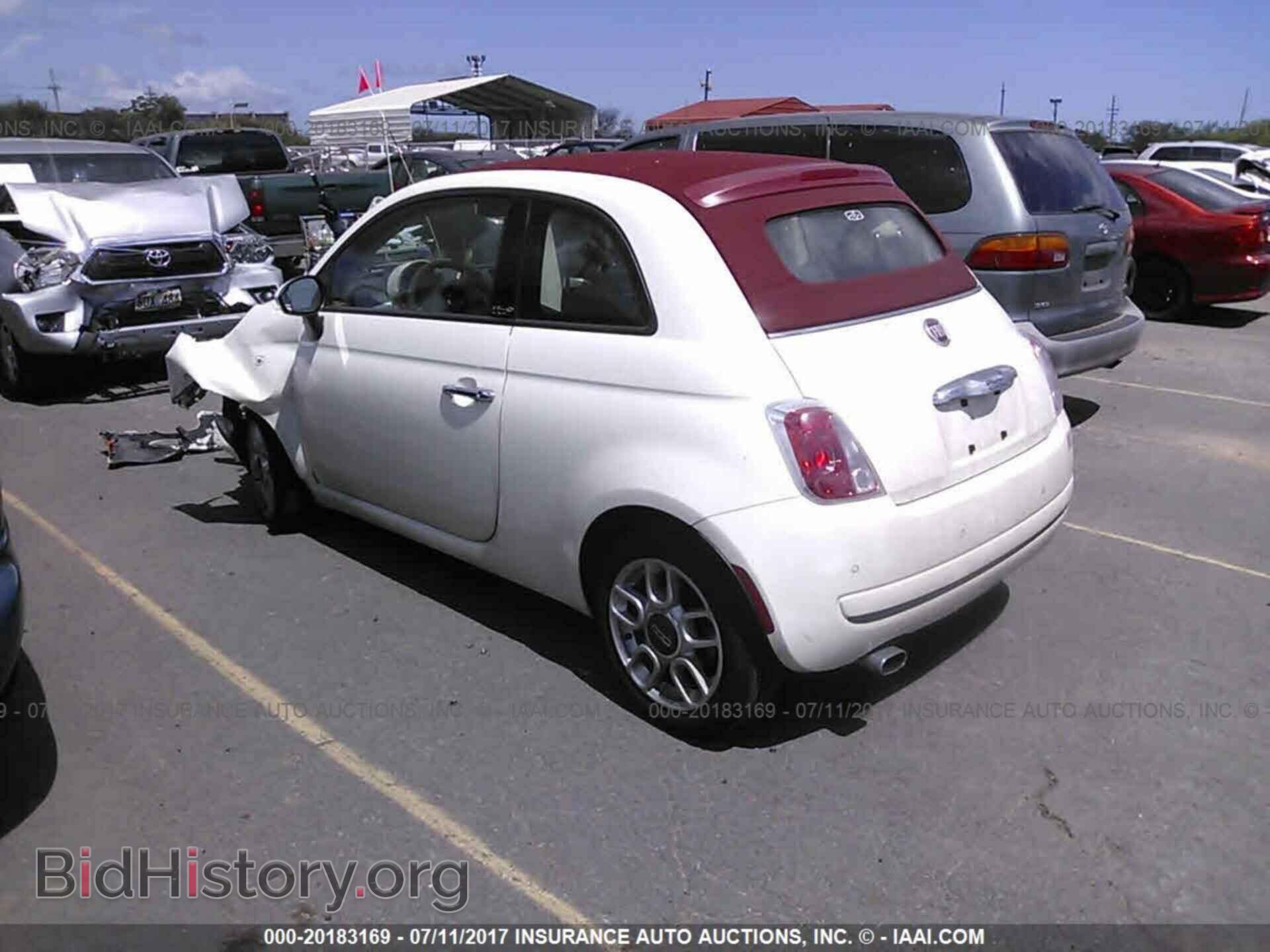 2012 Fiat 500 - VIN: 3C3CFFDR0CT379844 - Фото 3