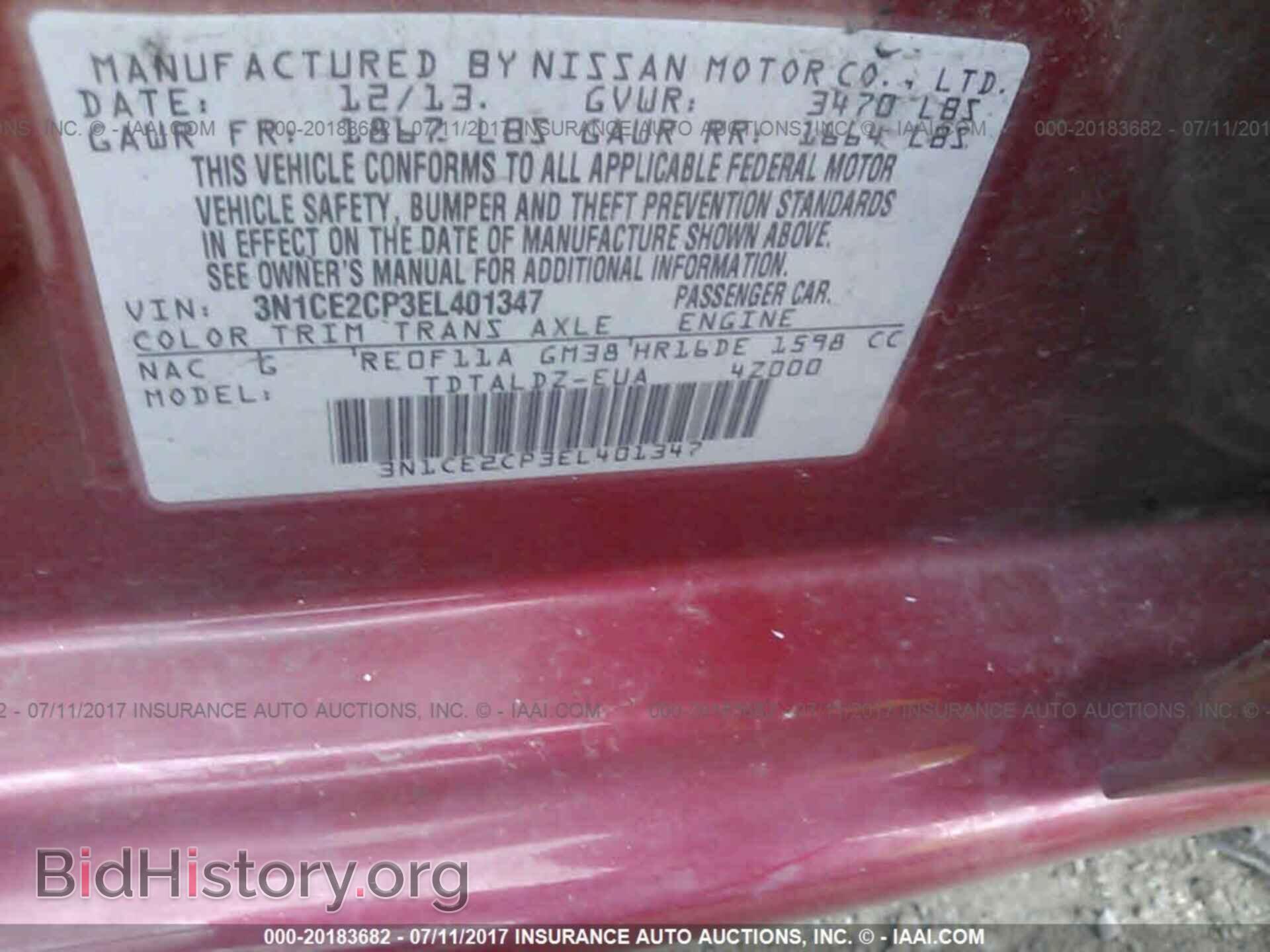 2014 Nissan Versa note - VIN: 3N1CE2CP3EL401347 - Photo 9