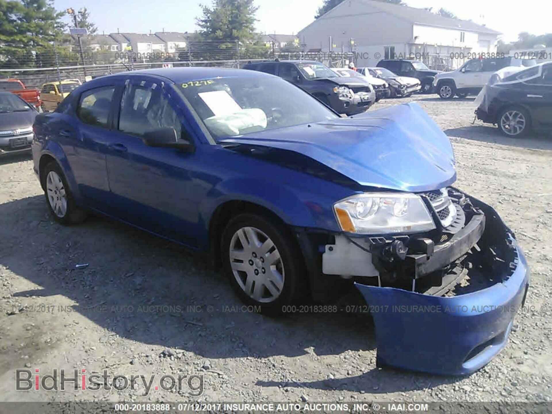 Photo 1C3CDZAB8CN216616 - Dodge Avenger 2012