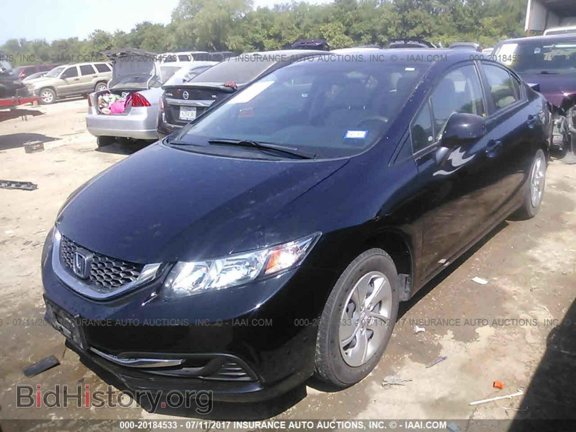 2013 Honda Civic - VIN: 2HGFB2F5XDH301171 - Фото 2