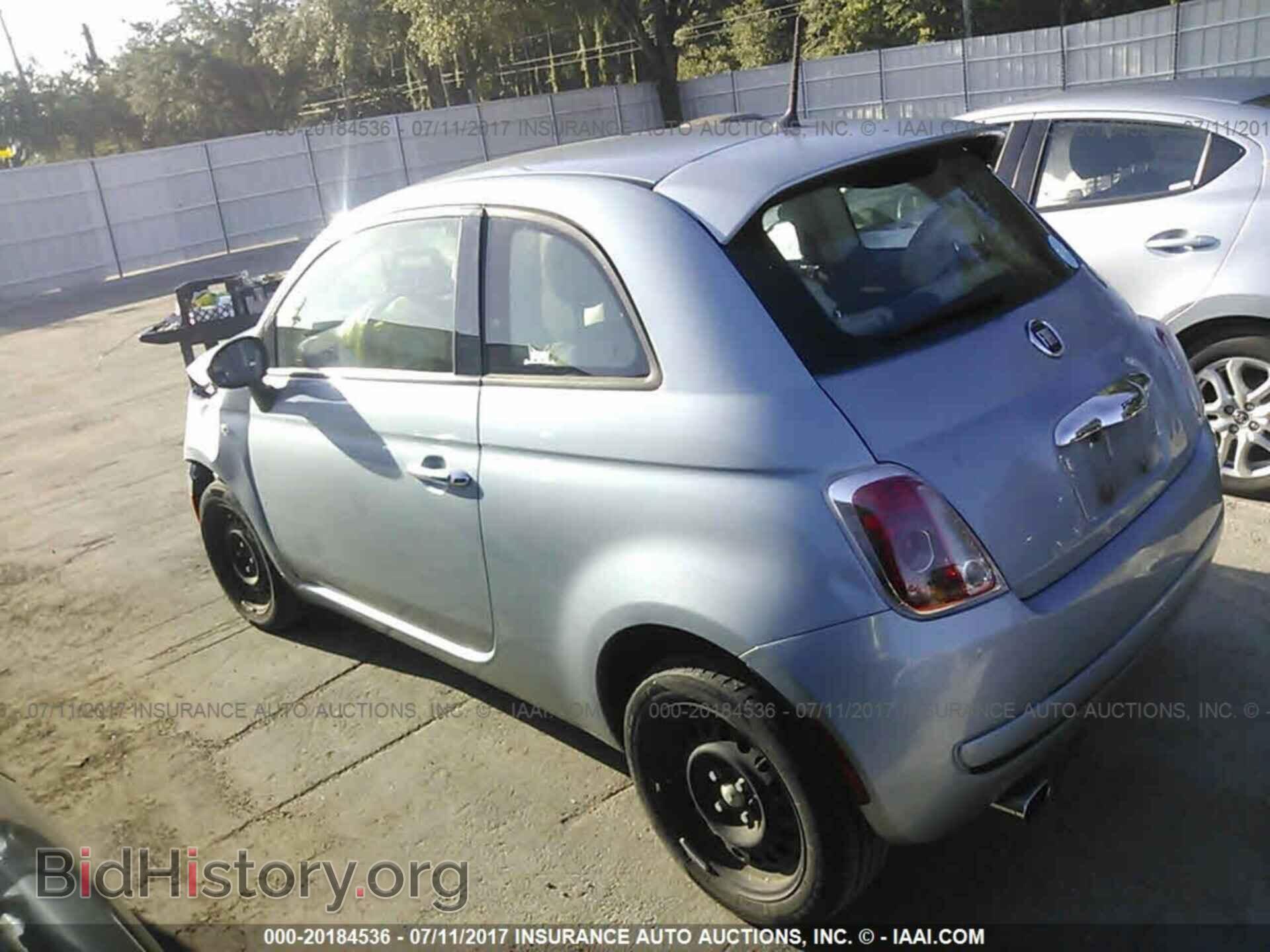 2013 Fiat 500 - VIN: 3C3CFFAR5DT747280 - Фото 3