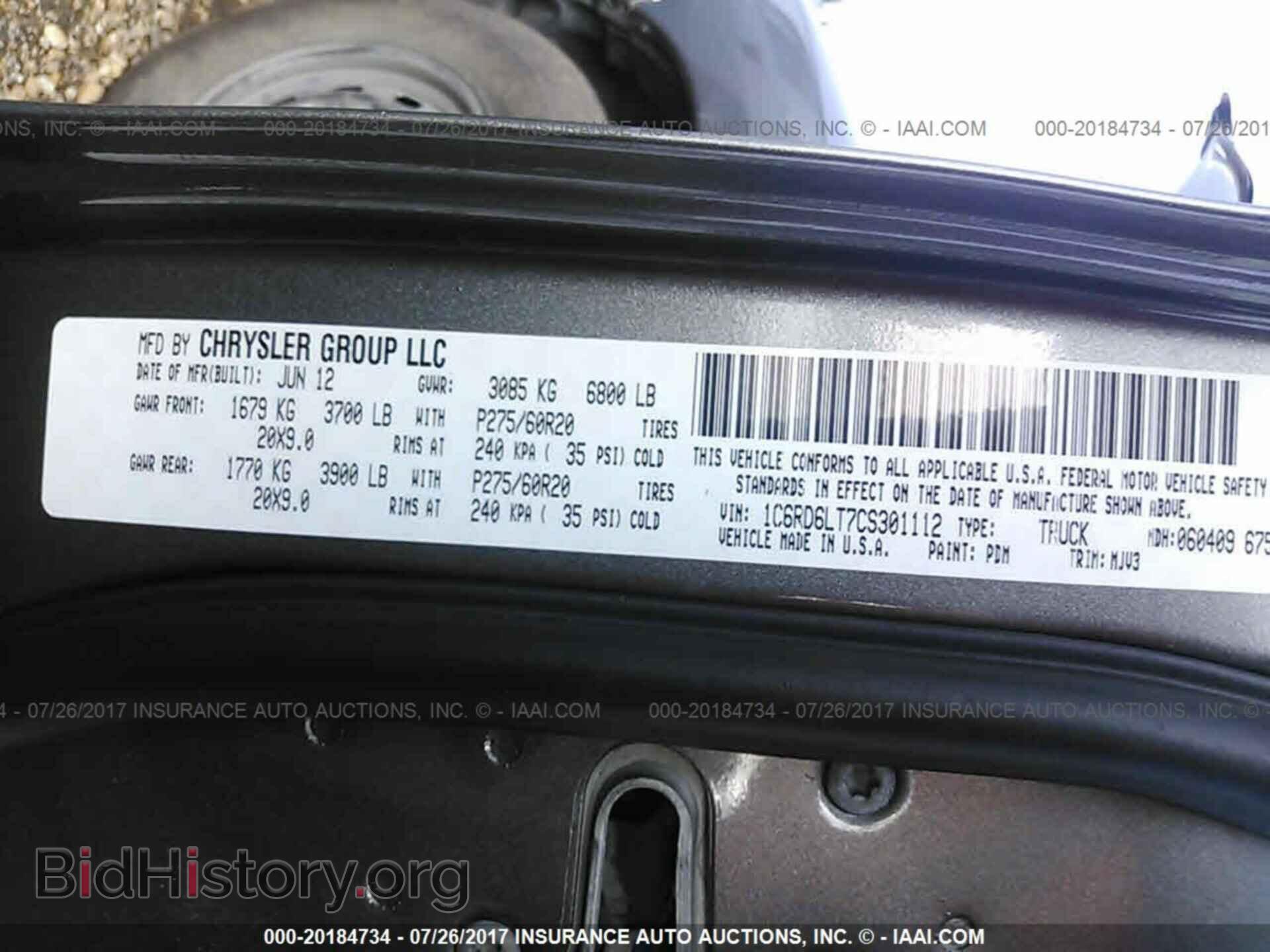 2012 Dodge Ram 1500 - VIN: 1C6RD6LT7CS301112 - Photo 9