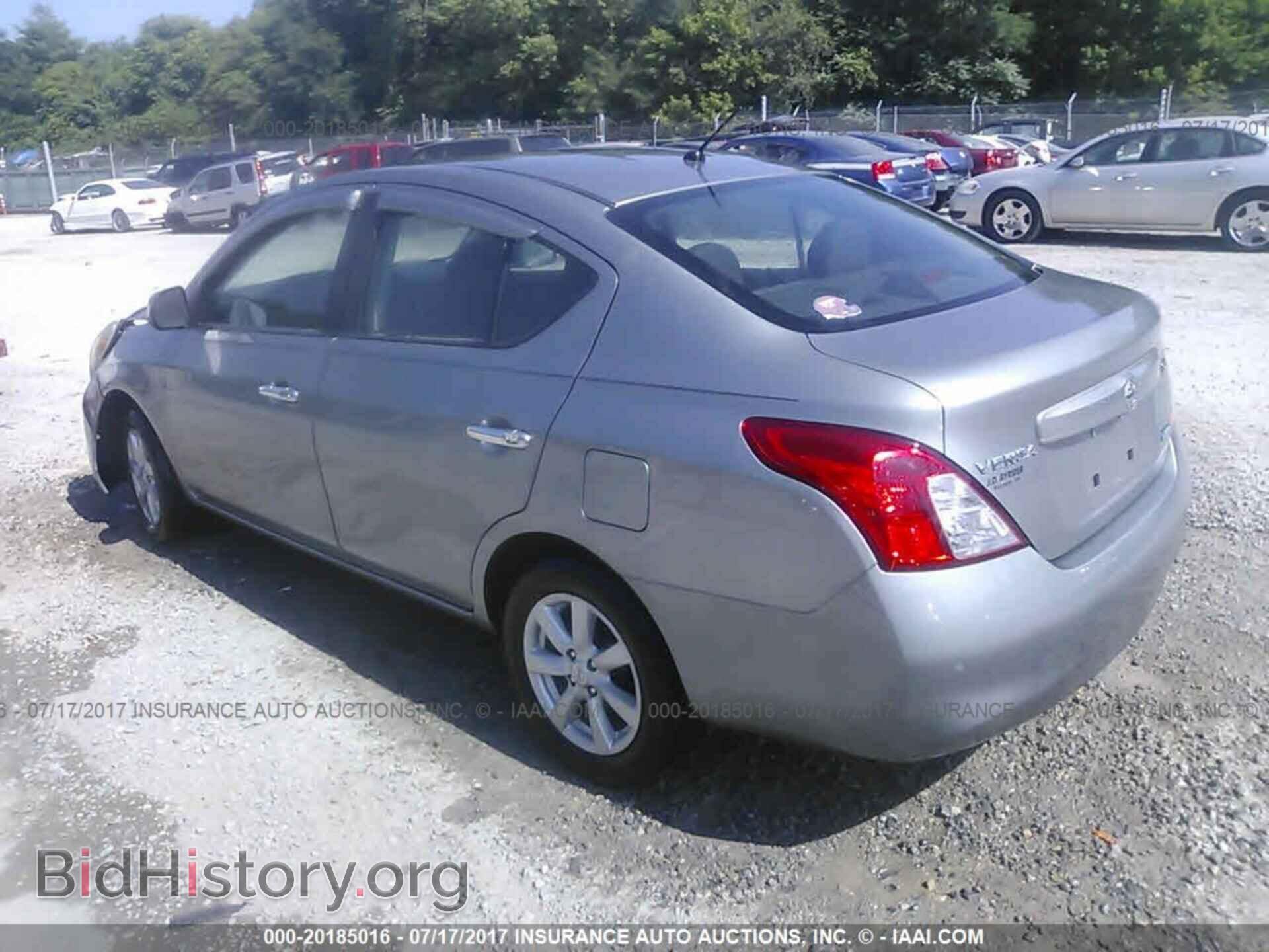 2012 Nissan Versa - VIN: 3N1CN7AP8CL803801 - Фото 3
