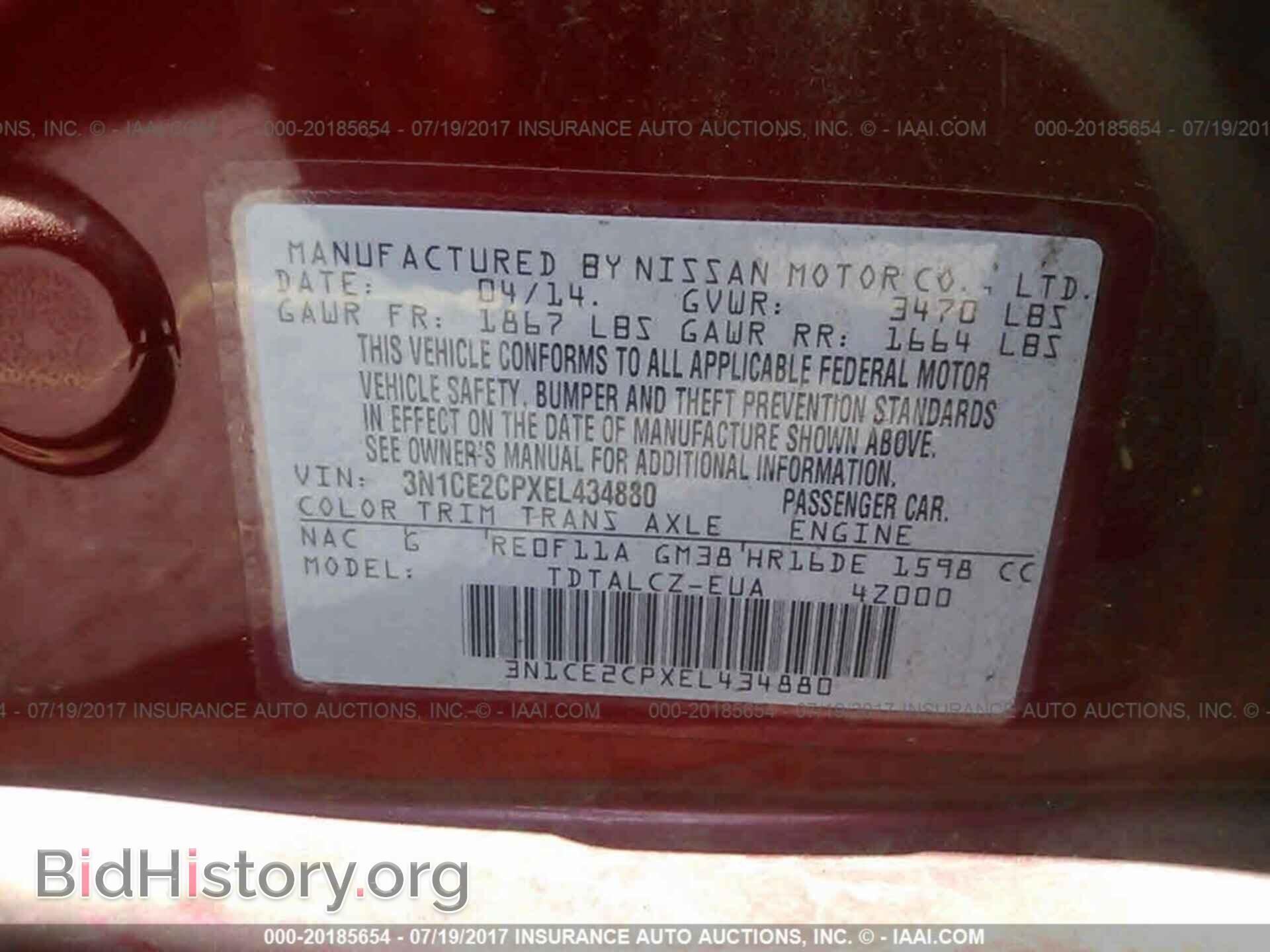2014 Nissan Versa note - VIN: 3N1CE2CPXEL434880 - Photo 9