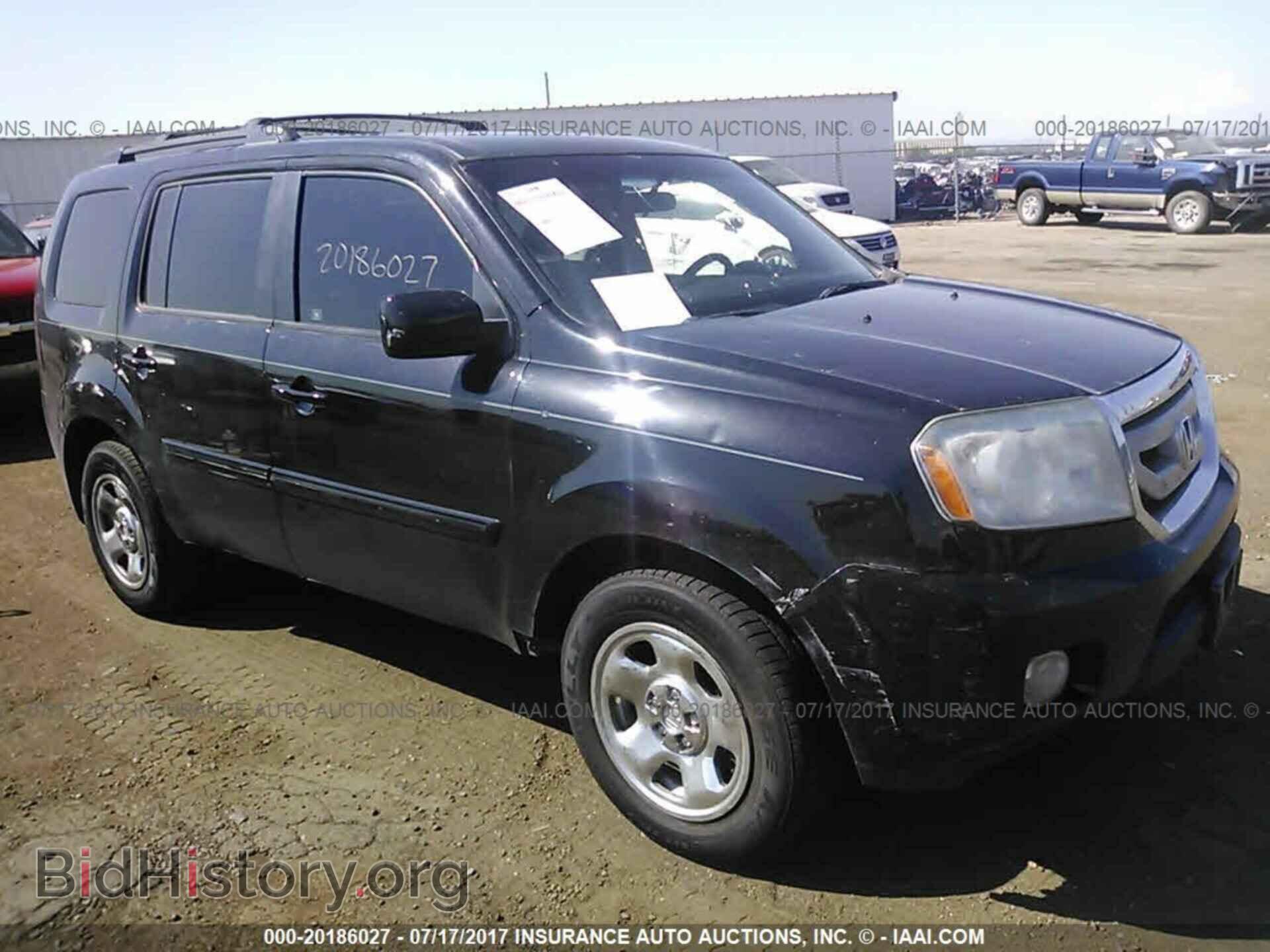 Фотография 5FNYF3H43BB043844 - Honda Pilot 2011