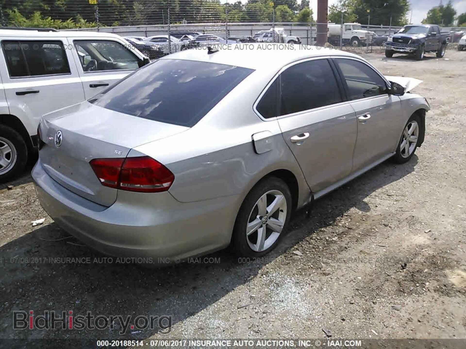 2013 Volkswagen Passat - VIN: 1VWBH7A36DC033671 - Фото 4