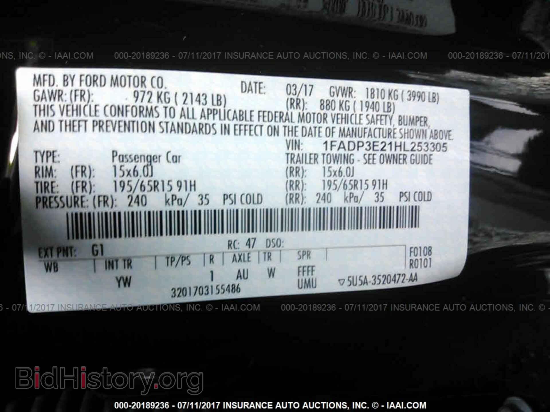 2017 Ford Focus - VIN: 1FADP3E21HL253305 - Photo 9