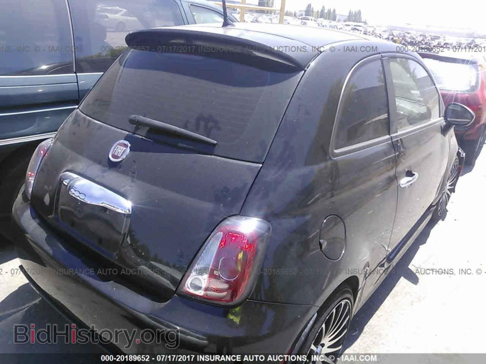 2013 Fiat 500 - VIN: 3C3CFFHH4DT740429 - Фото 4